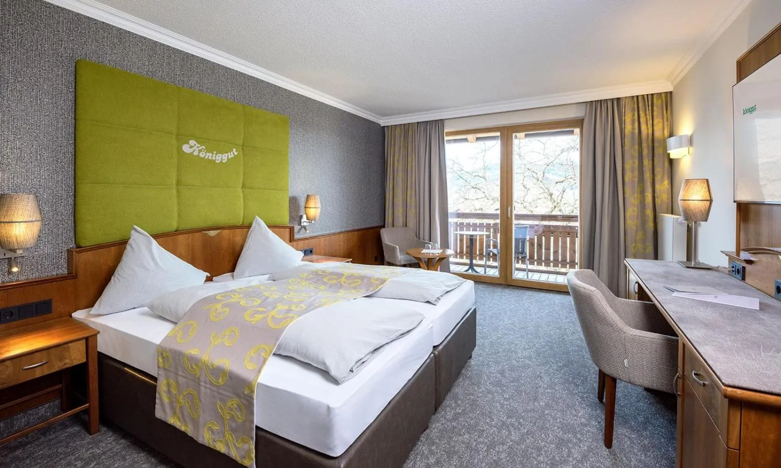 Bed in Hotel Königgut