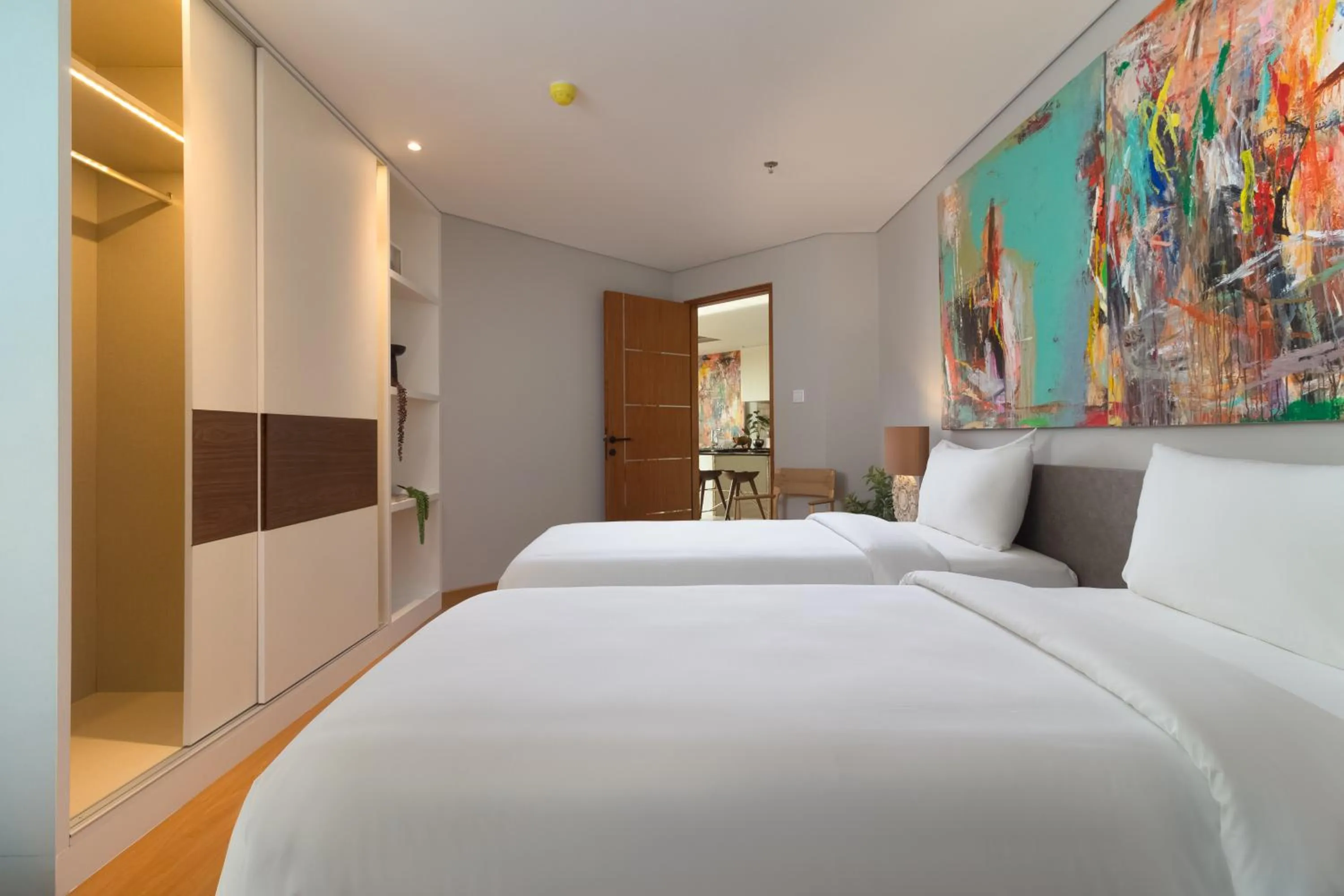 Bedroom, Bed in Beachwalk Residence
