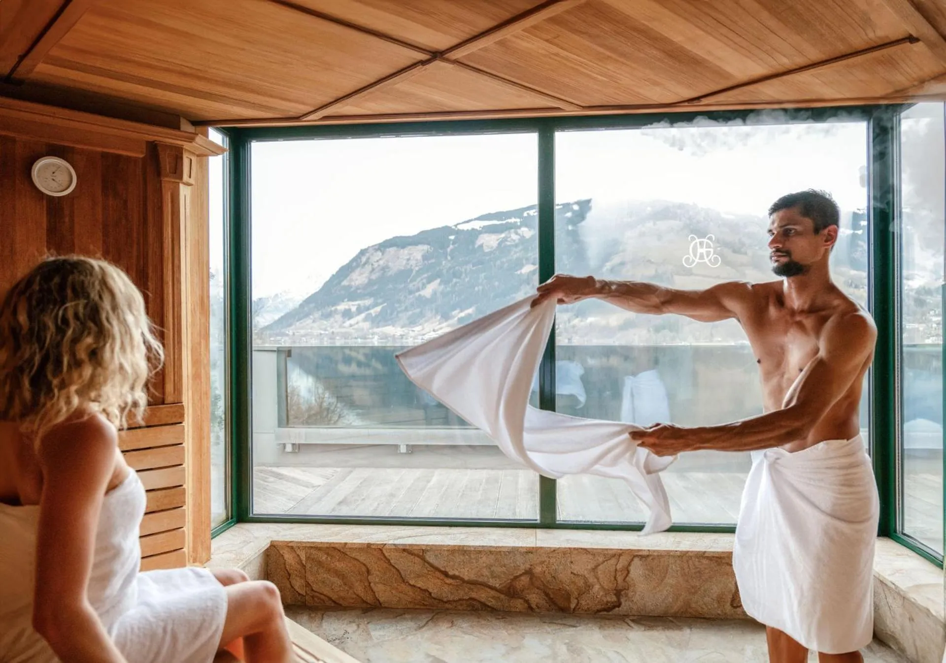 Swimming pool in Grand Hotel Zell am See