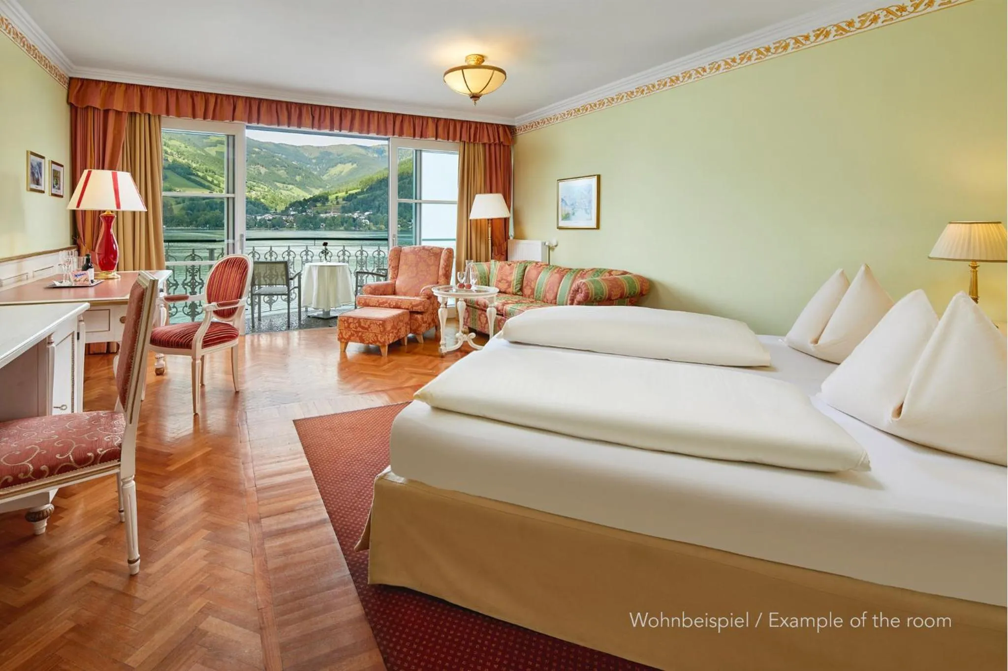 Photo of the whole room, Bed in Grand Hotel Zell am See