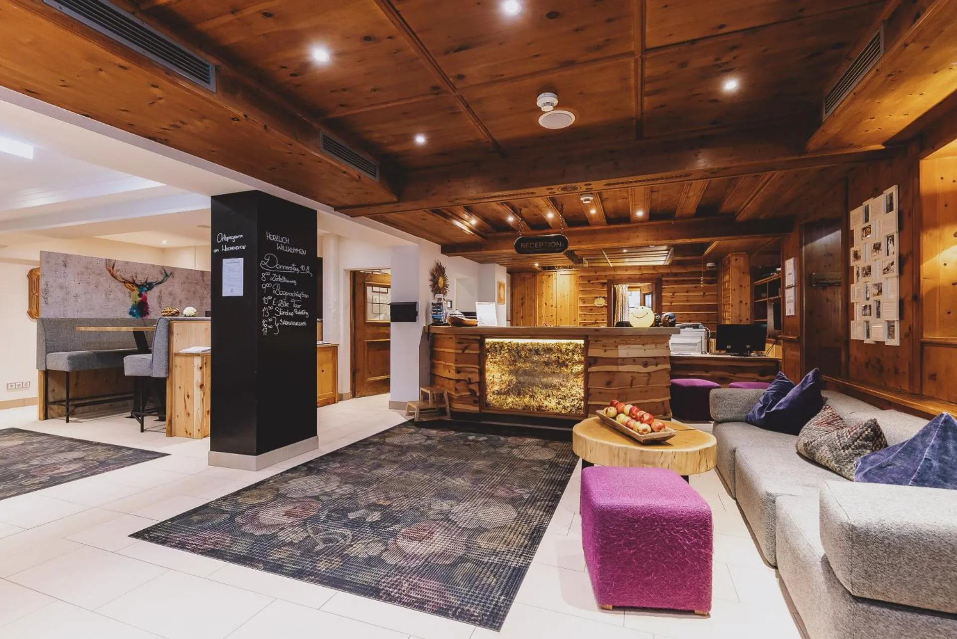 Communal lounge/ TV room in Hotel DIE SONNE