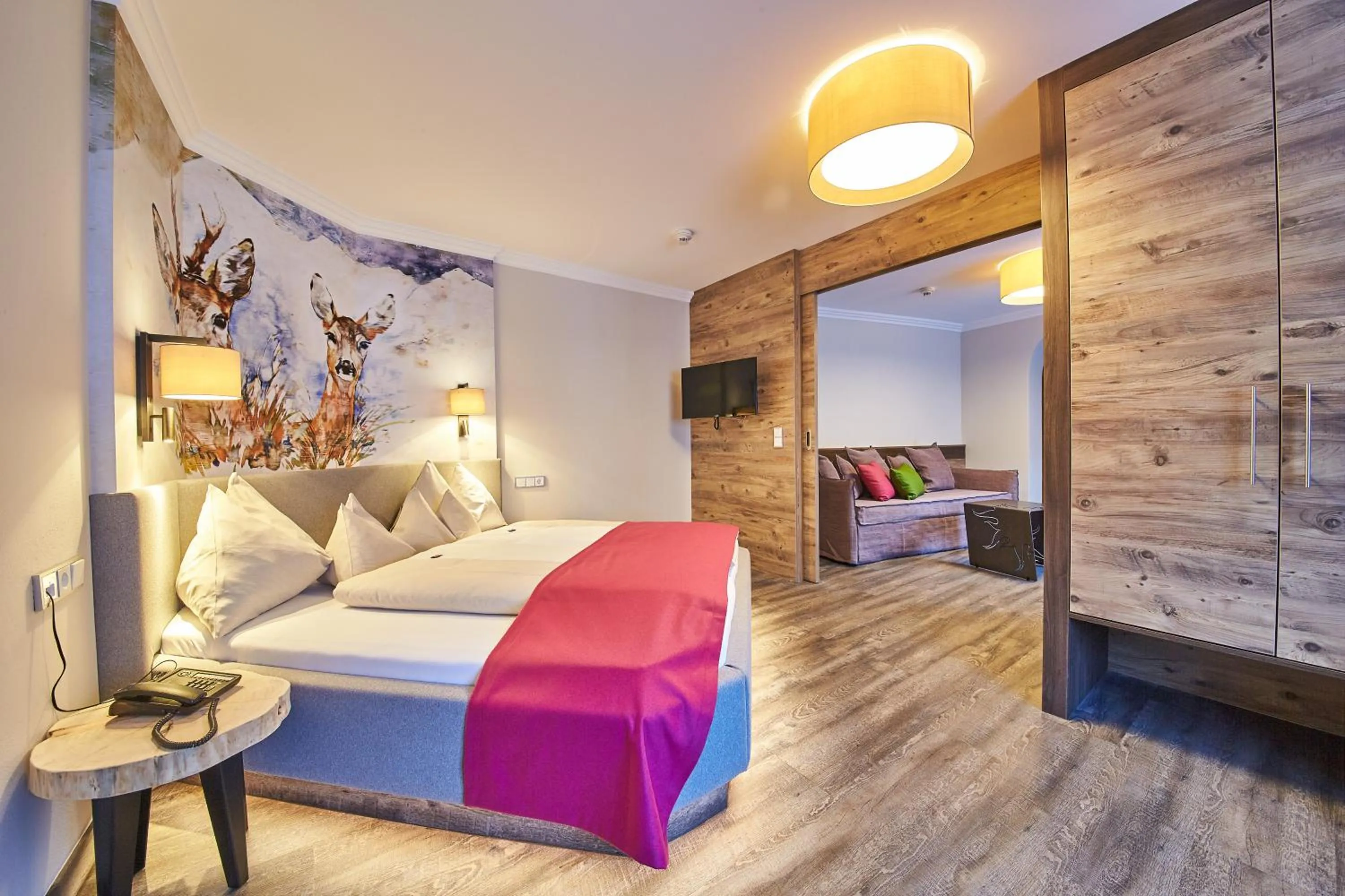 Bed in Hotel DIE SONNE