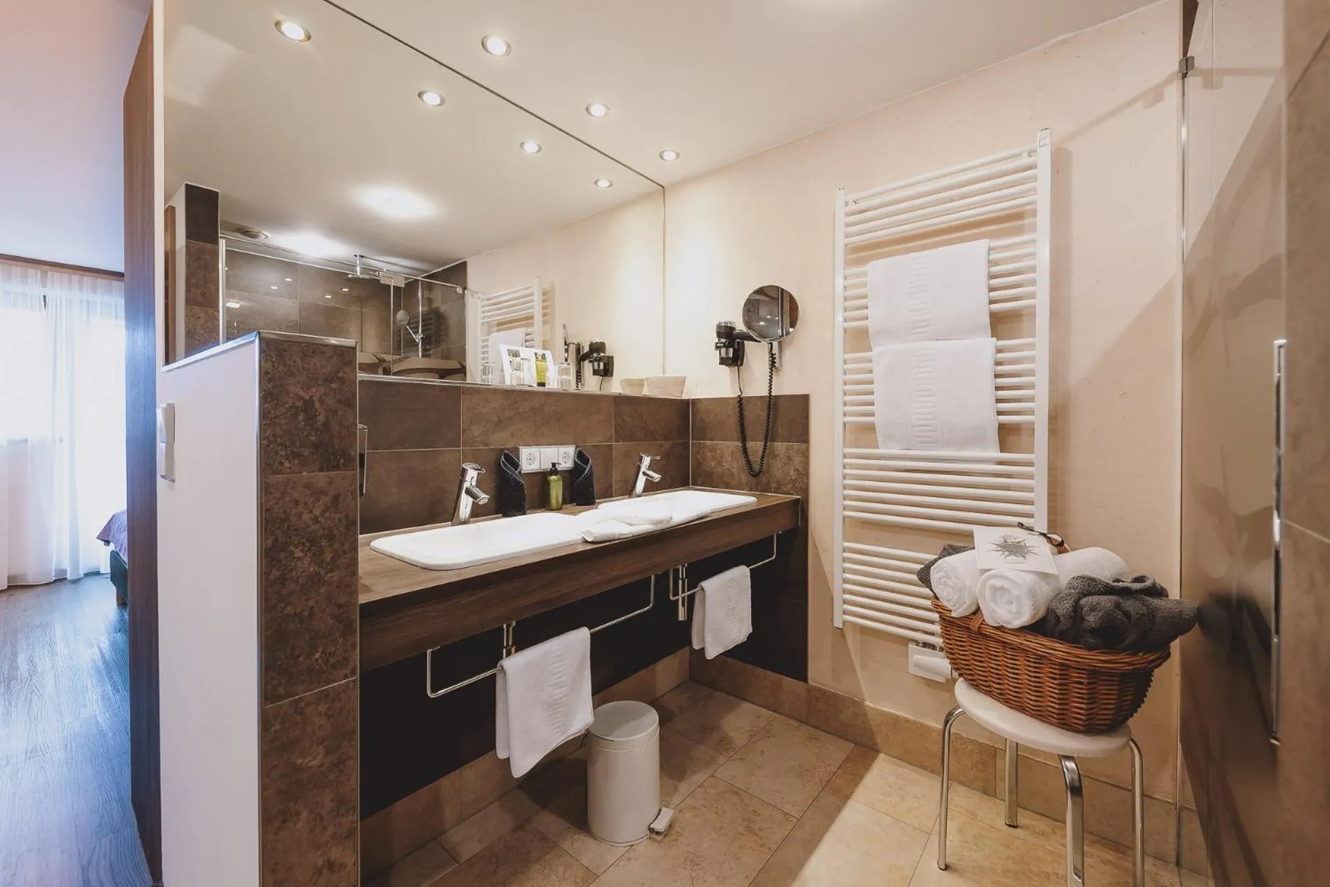 Shower in Hotel DIE SONNE