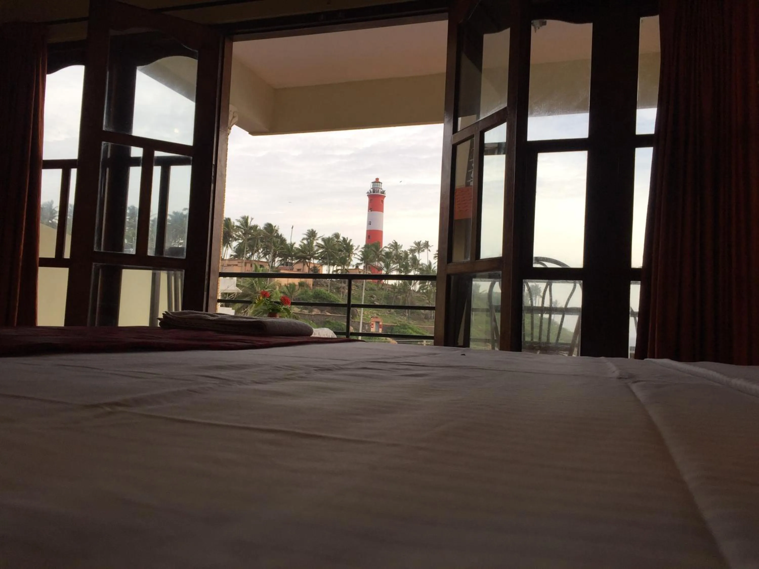 Bed in The Ocean Park Beach Resort