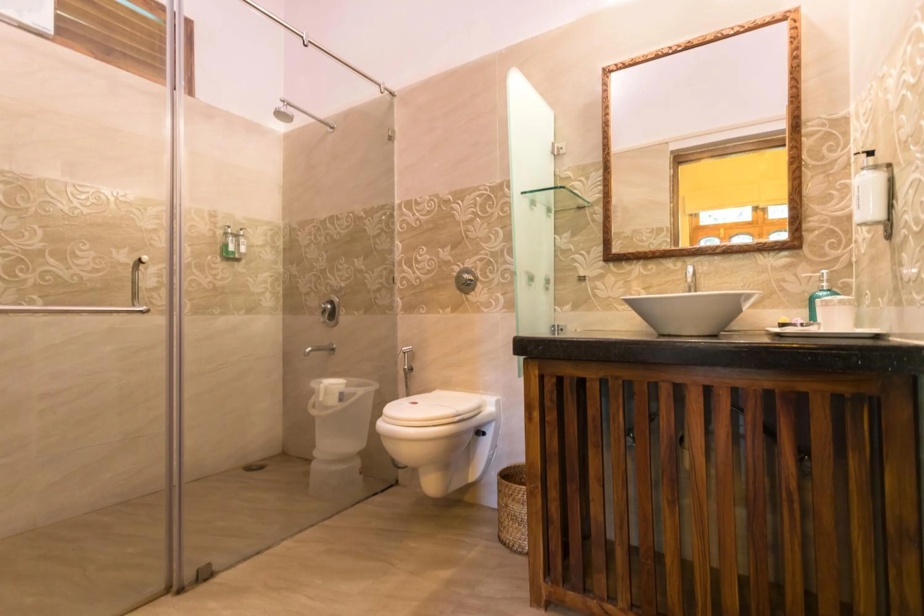 Bathroom in Pench Jungle Camp