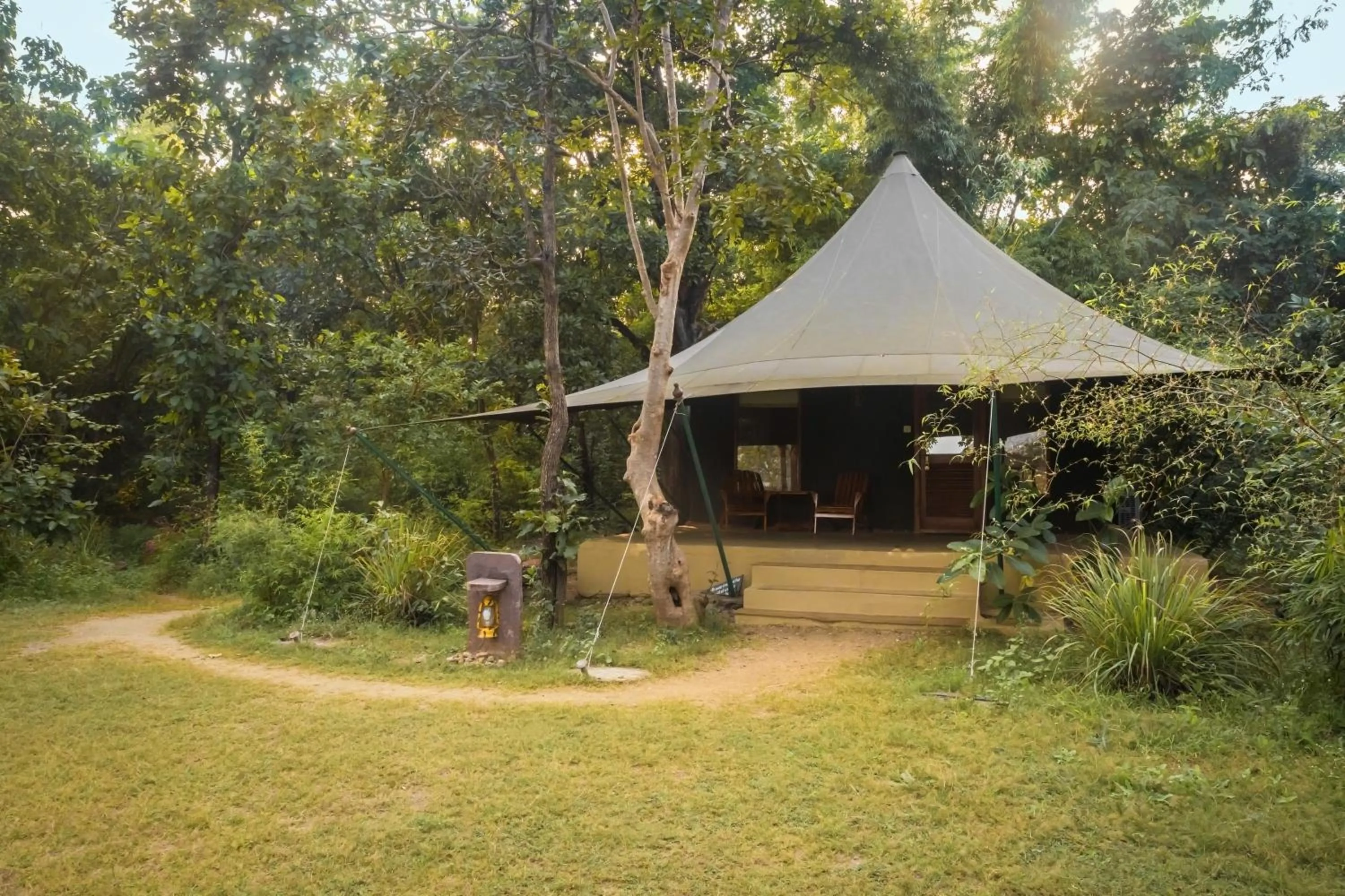 Garden view in Pench Jungle Camp