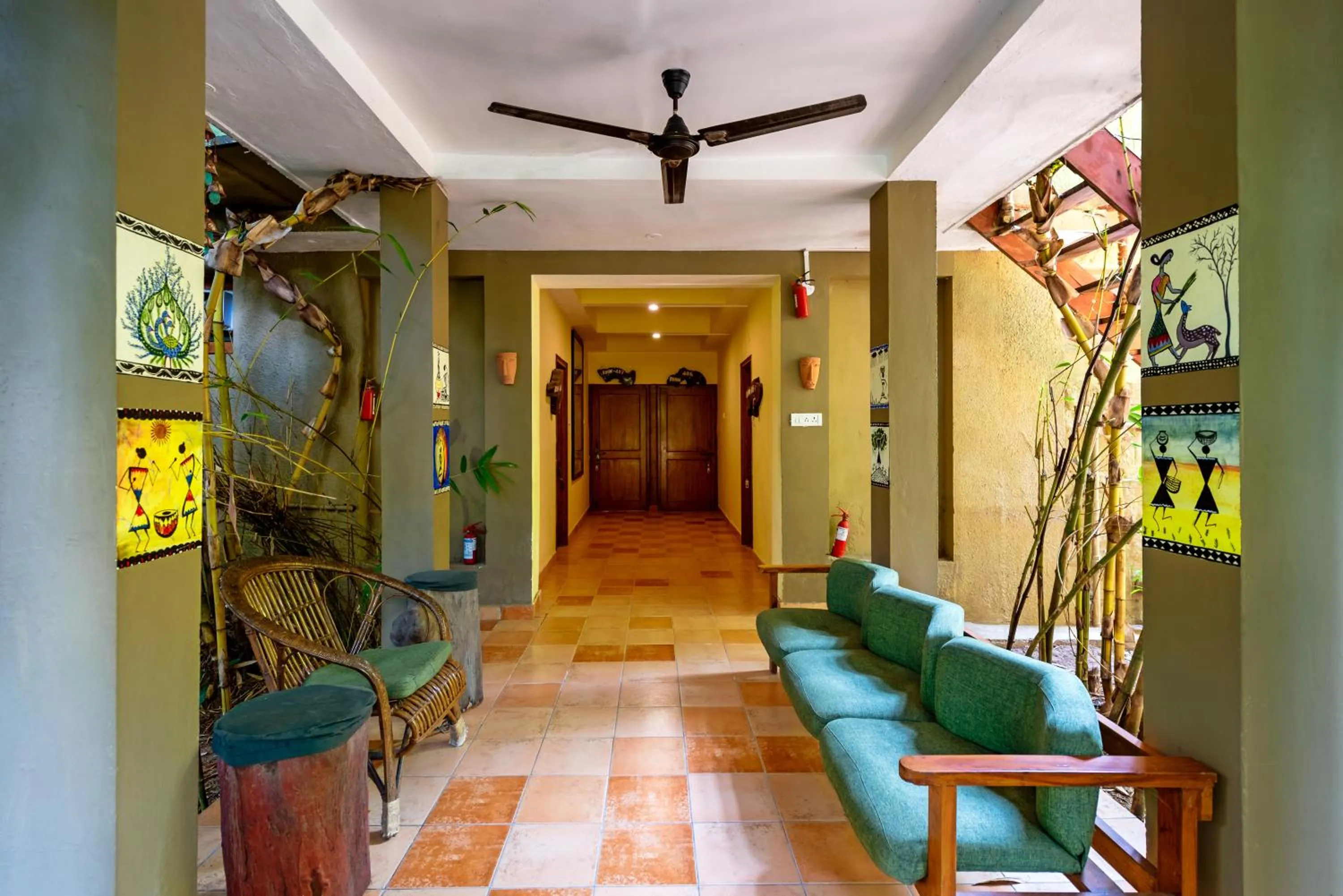 Decorative detail in Pench Jungle Camp