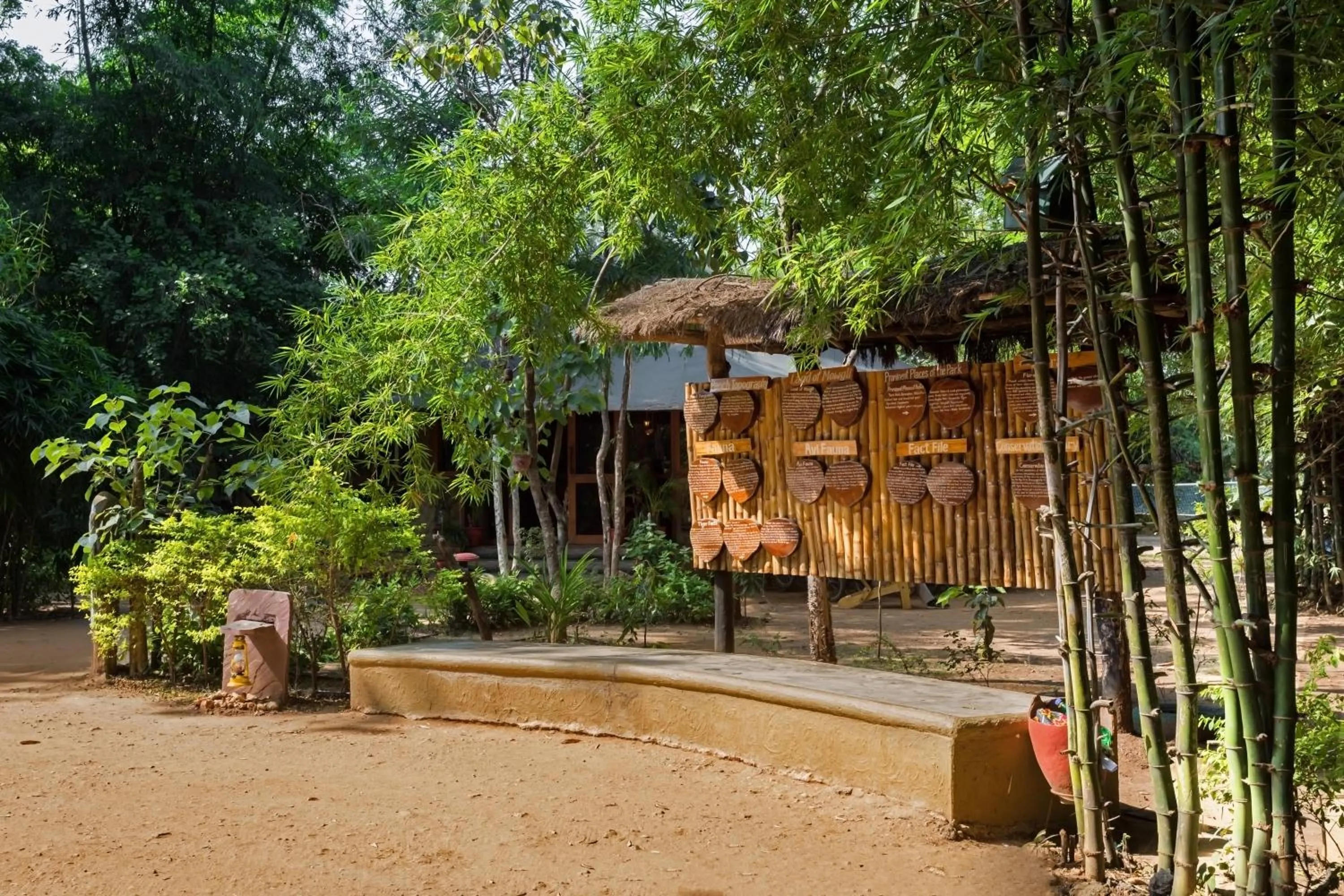 Property building in Pench Jungle Camp
