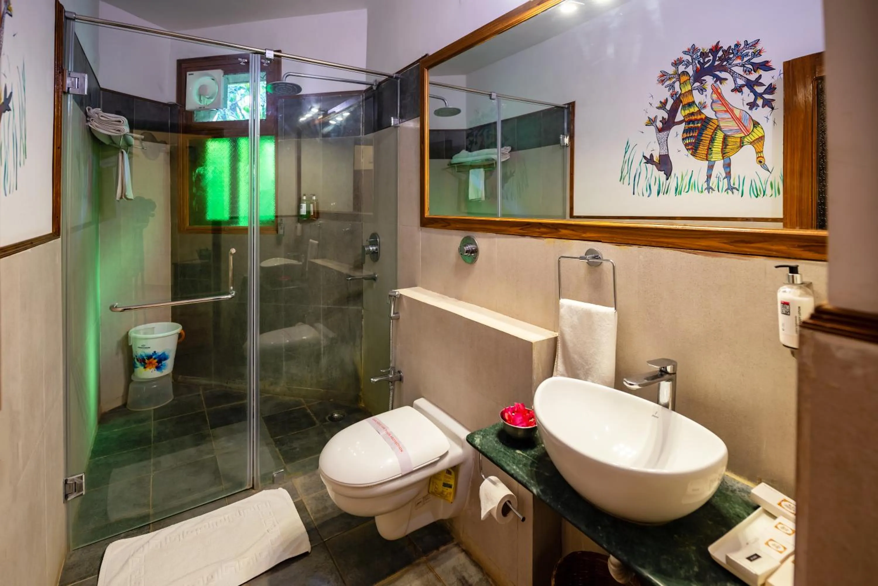 Toilet in Pench Jungle Camp