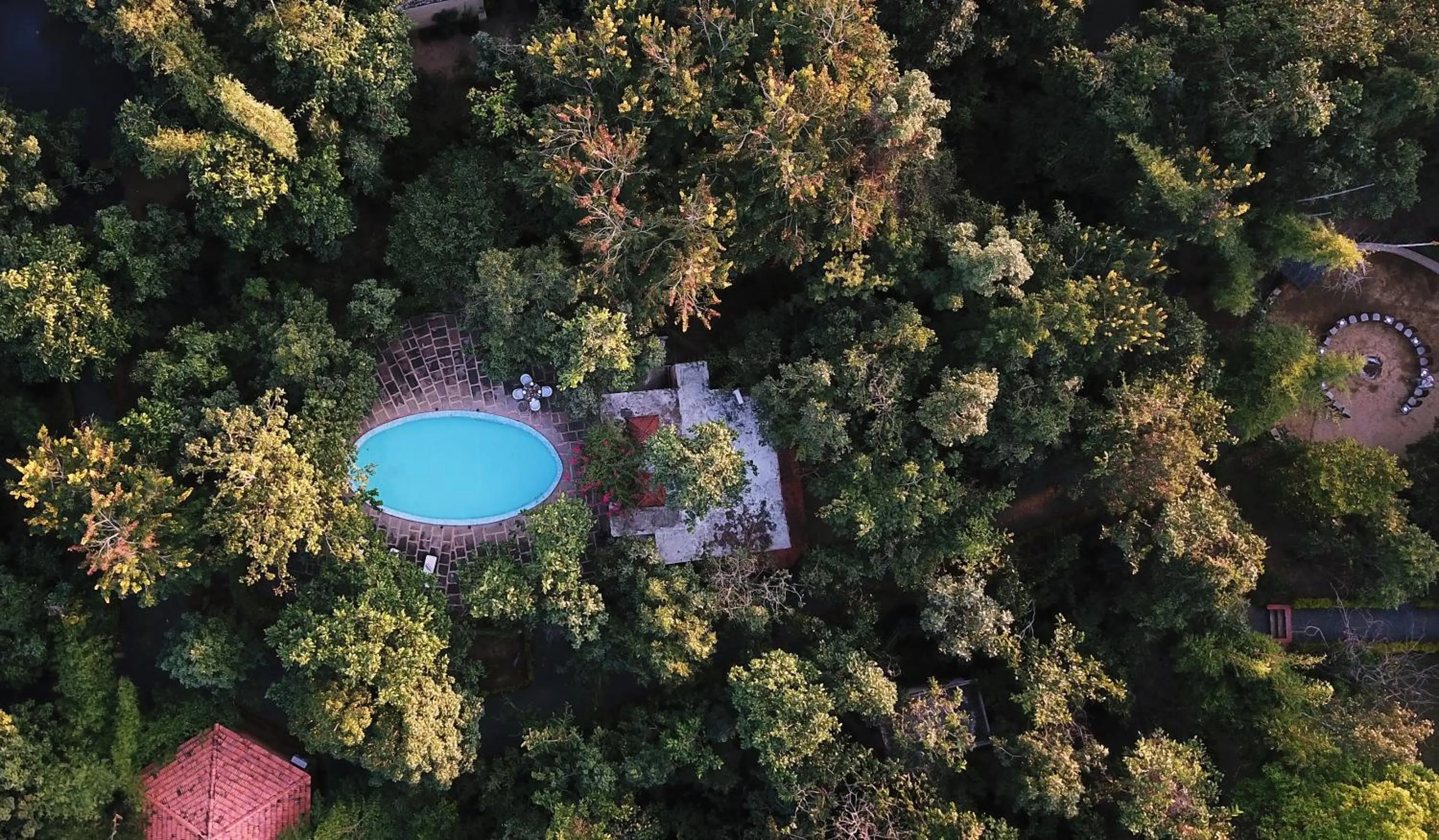 Property building in Pench Jungle Camp