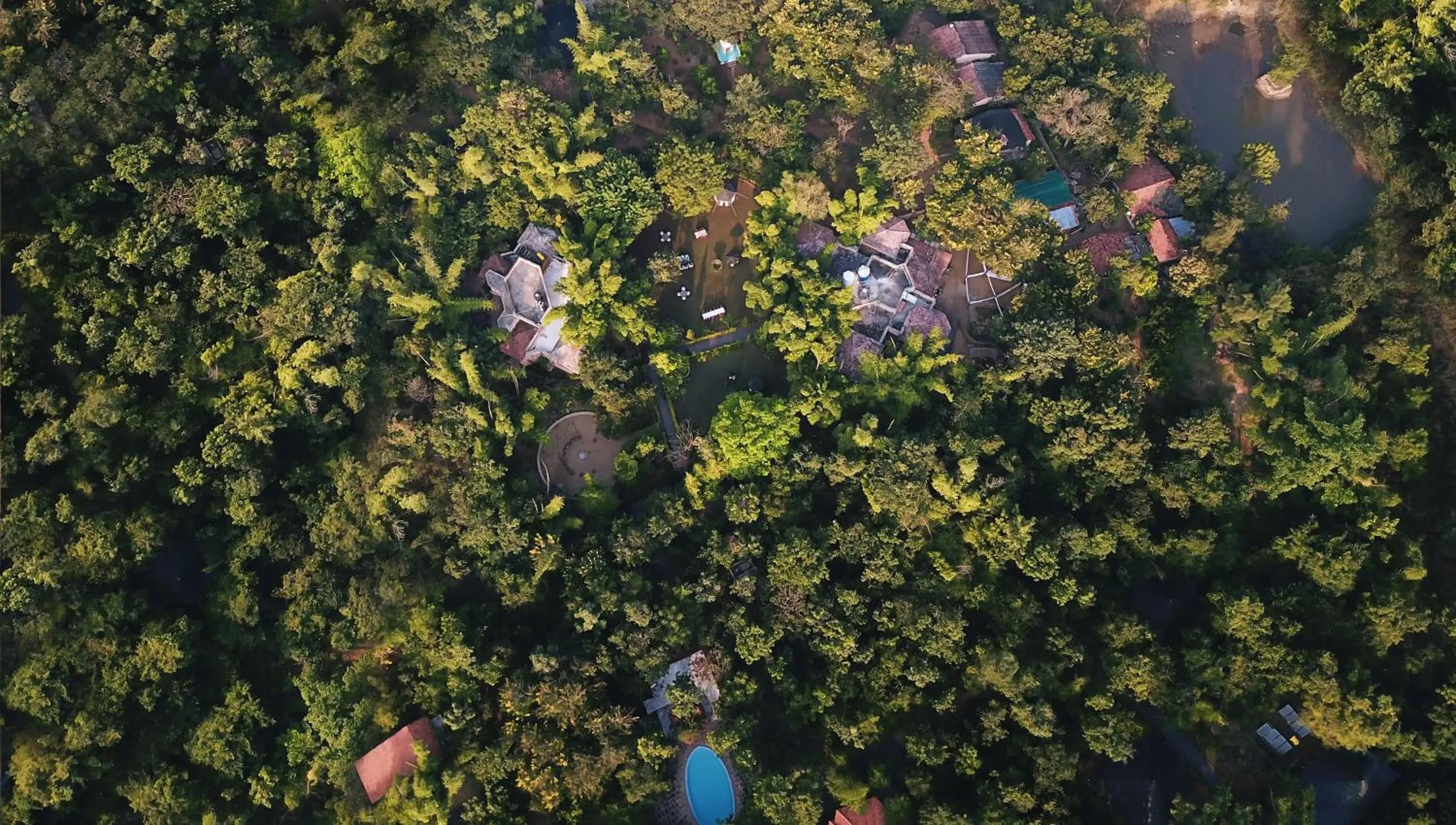 Property building in Pench Jungle Camp