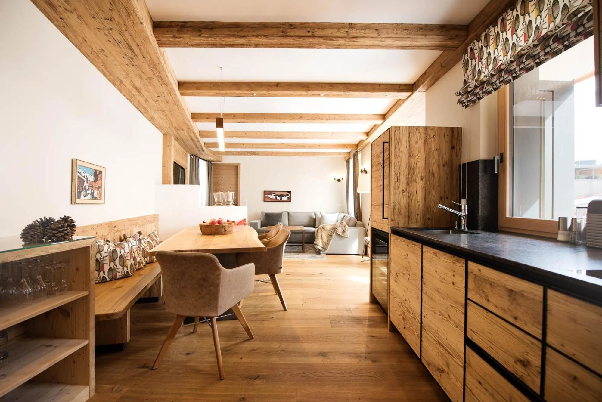 Living room in Galzig Lodge