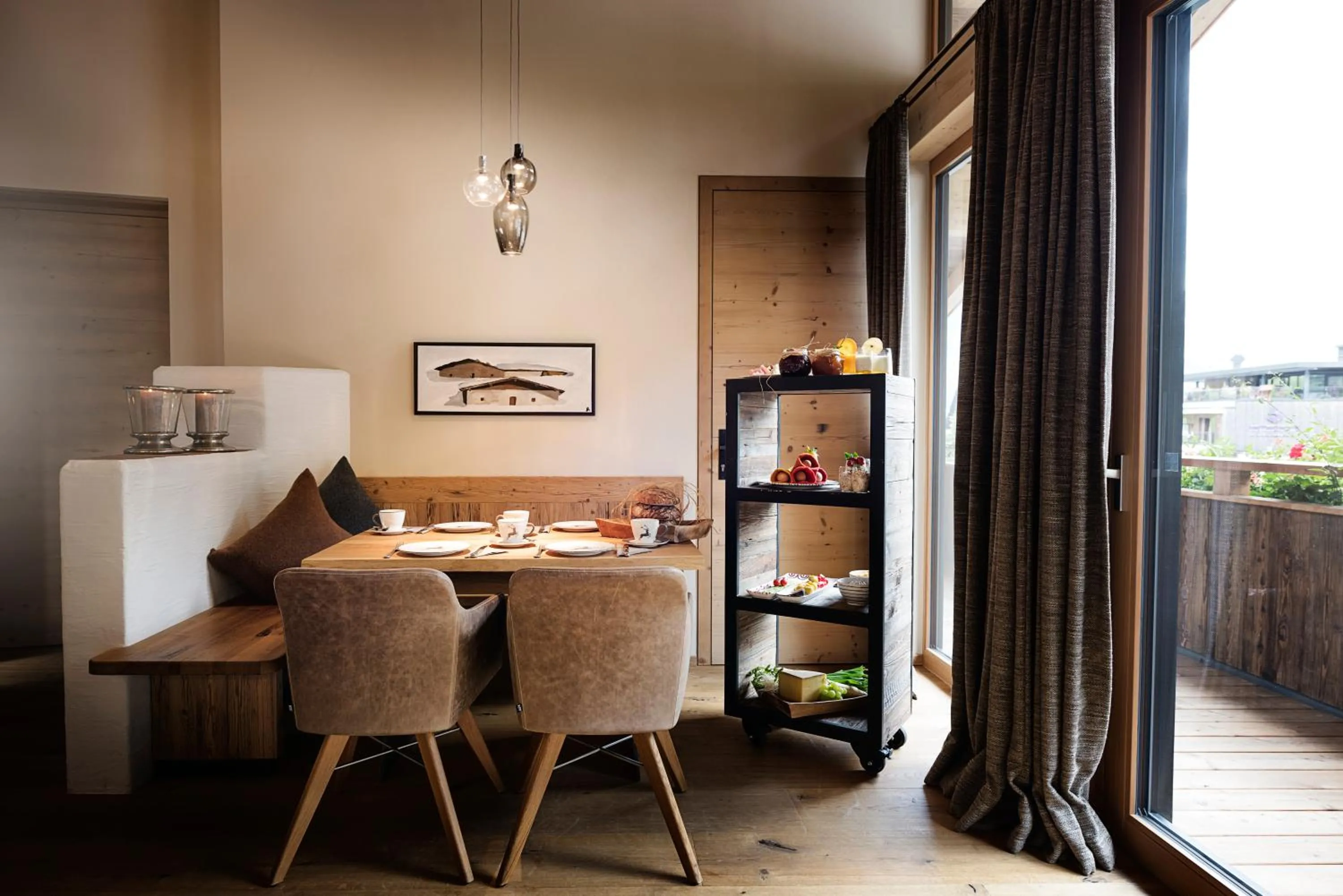 Living room in Galzig Lodge
