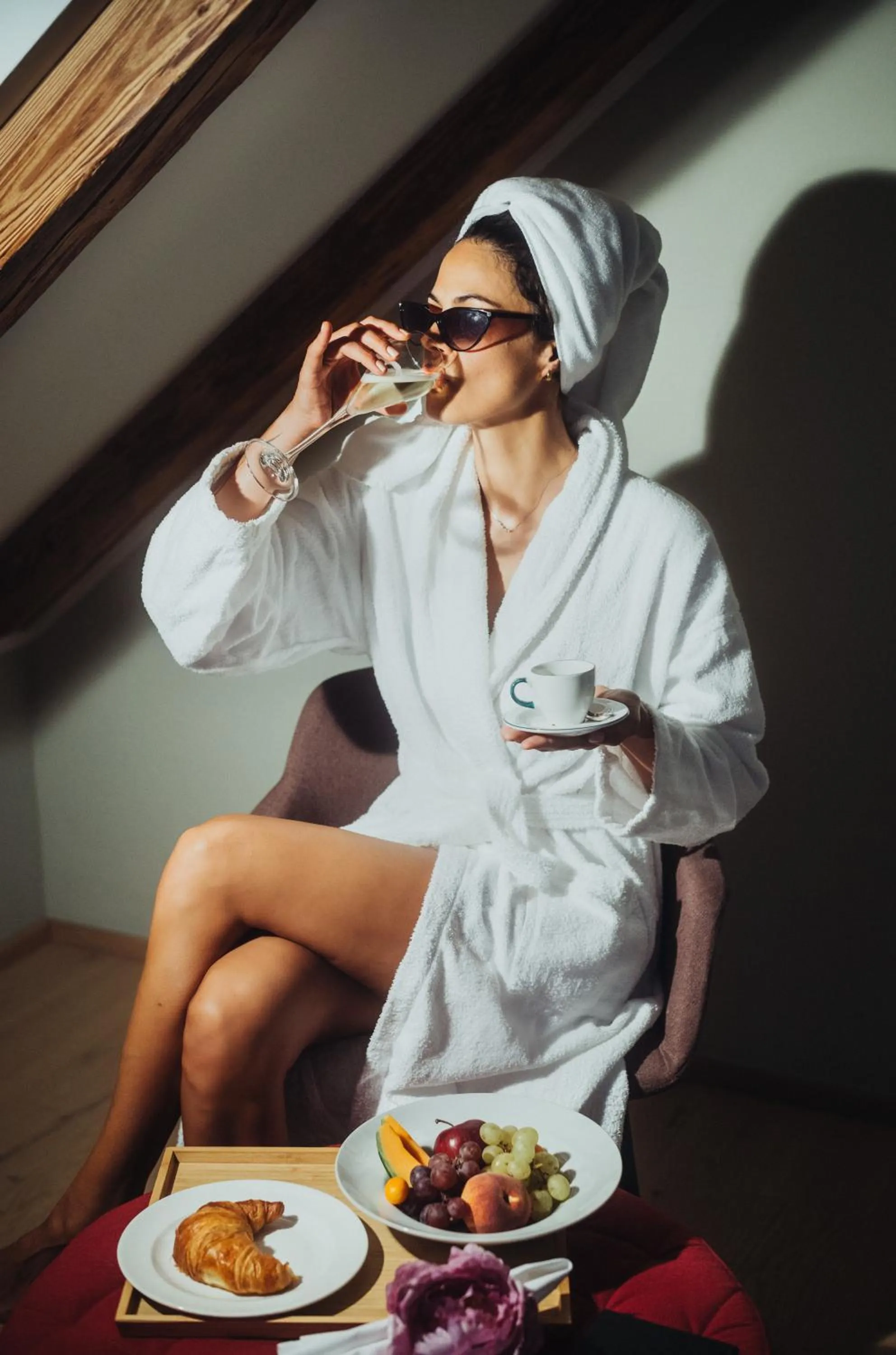 room service in Romantik Spa Hotel Elixhauser Wirt