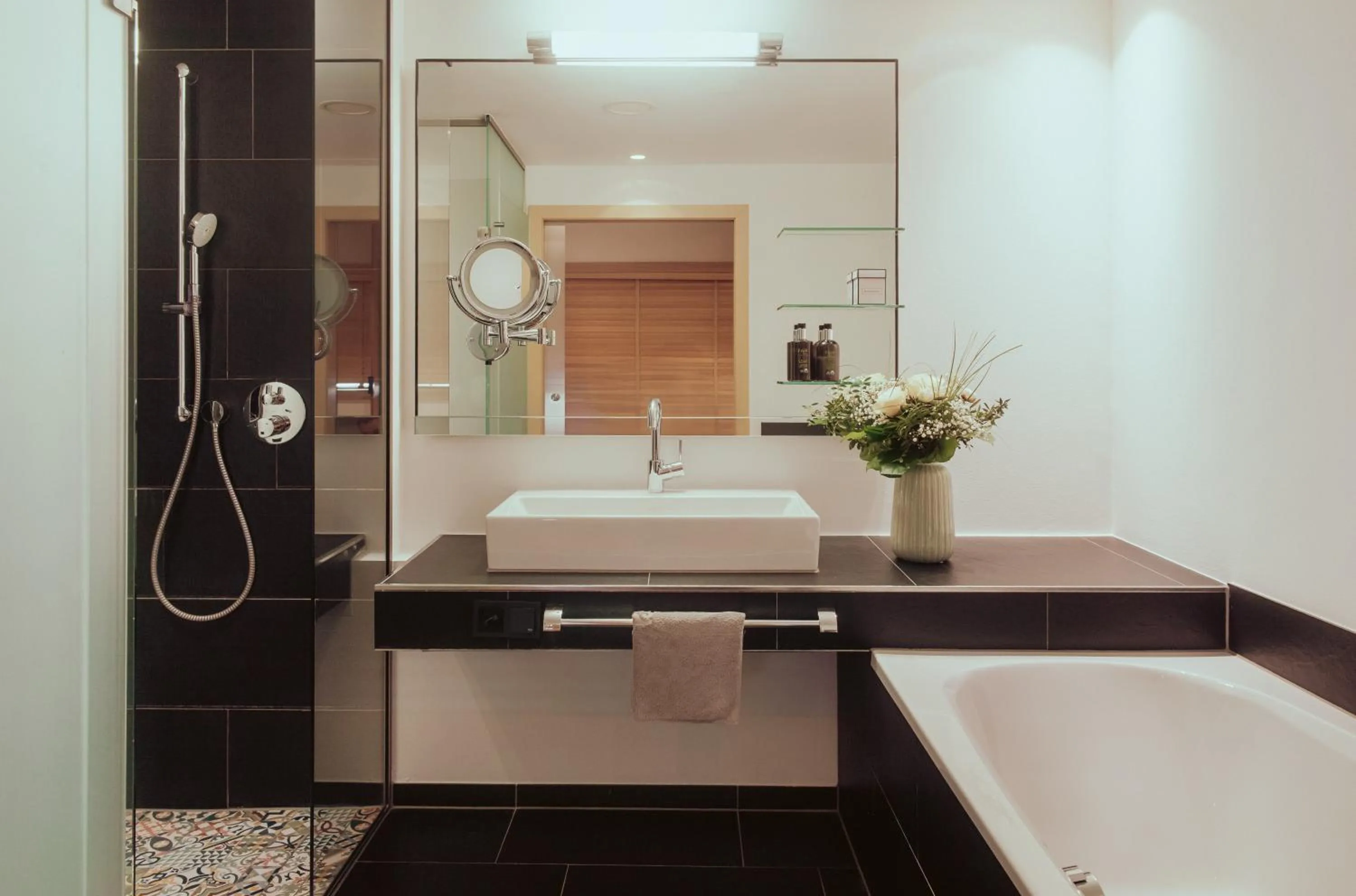 Bathroom in Romantik Spa Hotel Elixhauser Wirt