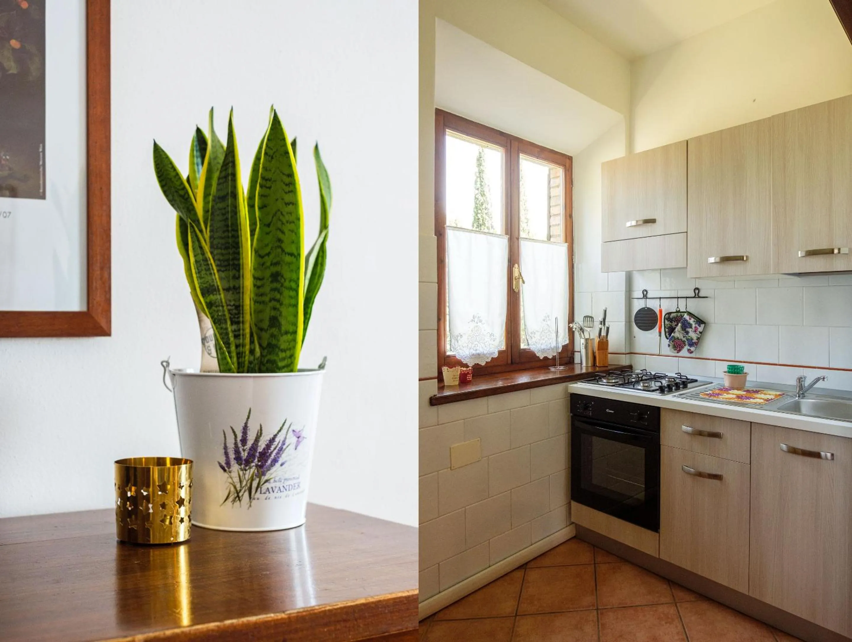 Kitchen or kitchenette in Agriturismo Cavalierino
