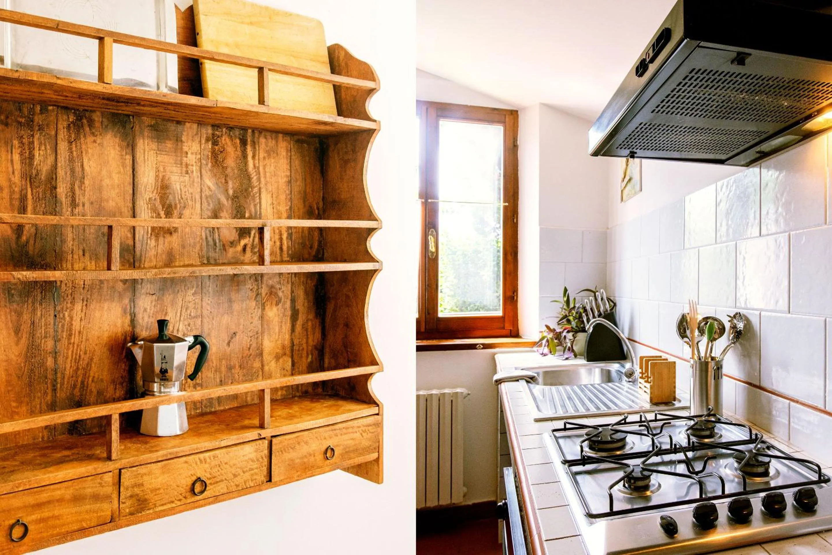 Kitchen or kitchenette in Agriturismo Cavalierino