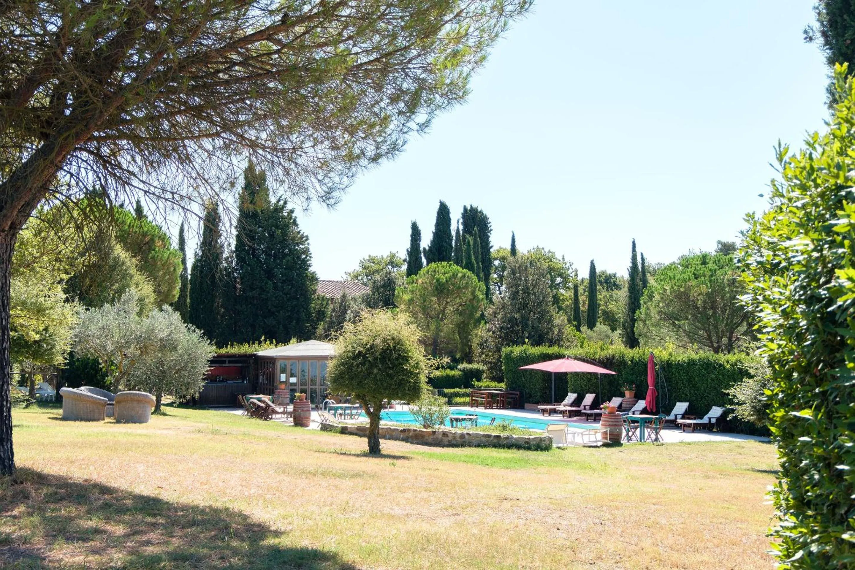 Pool view in Agriturismo Cavalierino