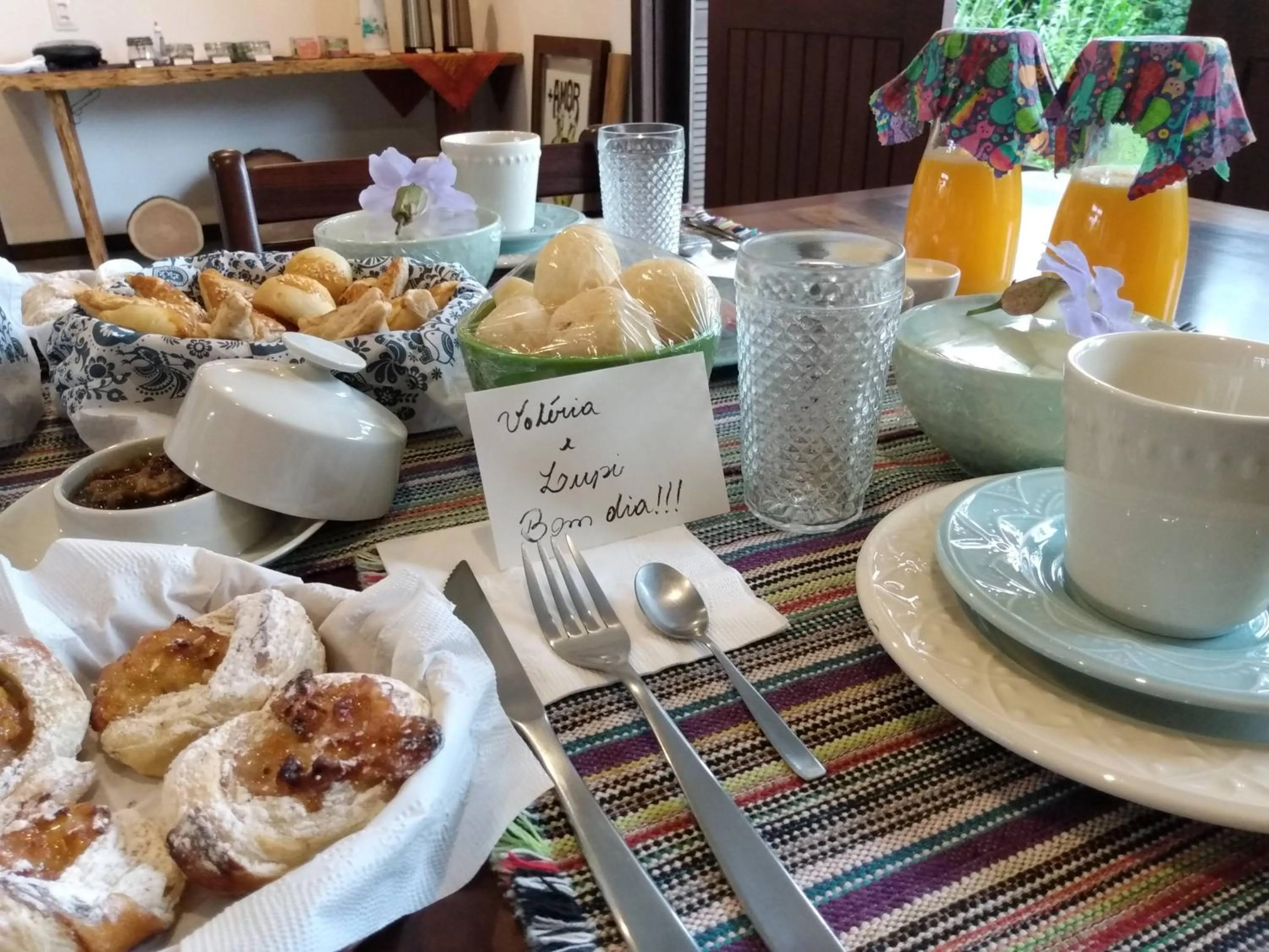 Breakfast in Pousada Vila Guyrá