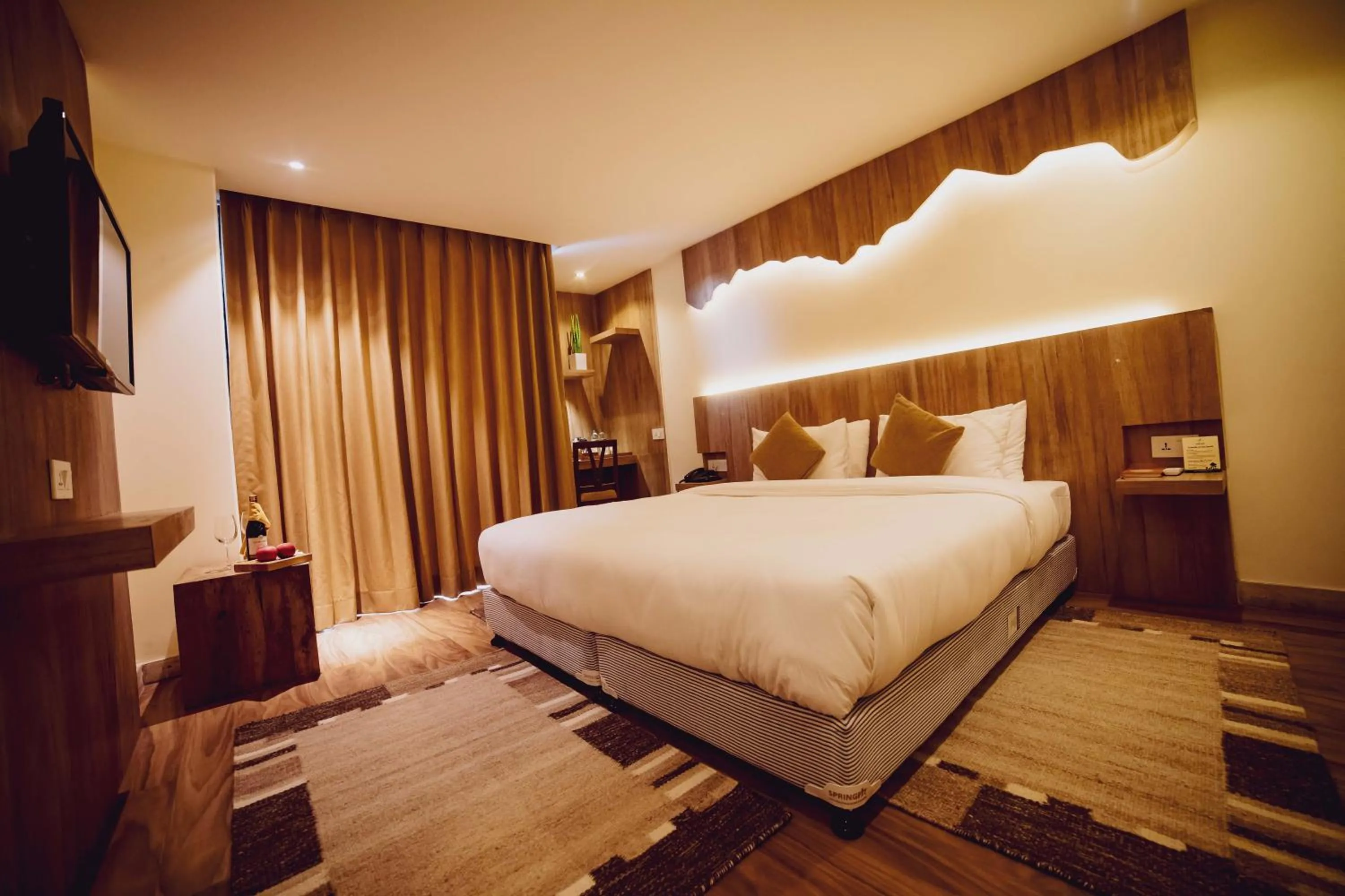 Bed in Aabas Pokhara by Barahi Hospitality