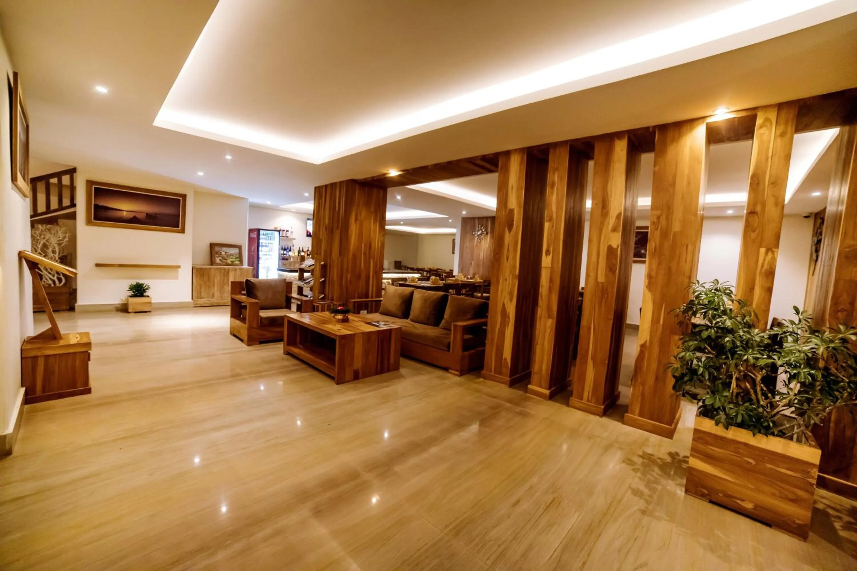 Lobby or reception in Aabas Pokhara by Barahi Hospitality