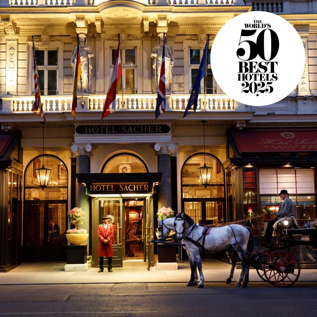 Property building in Hotel Sacher Wien