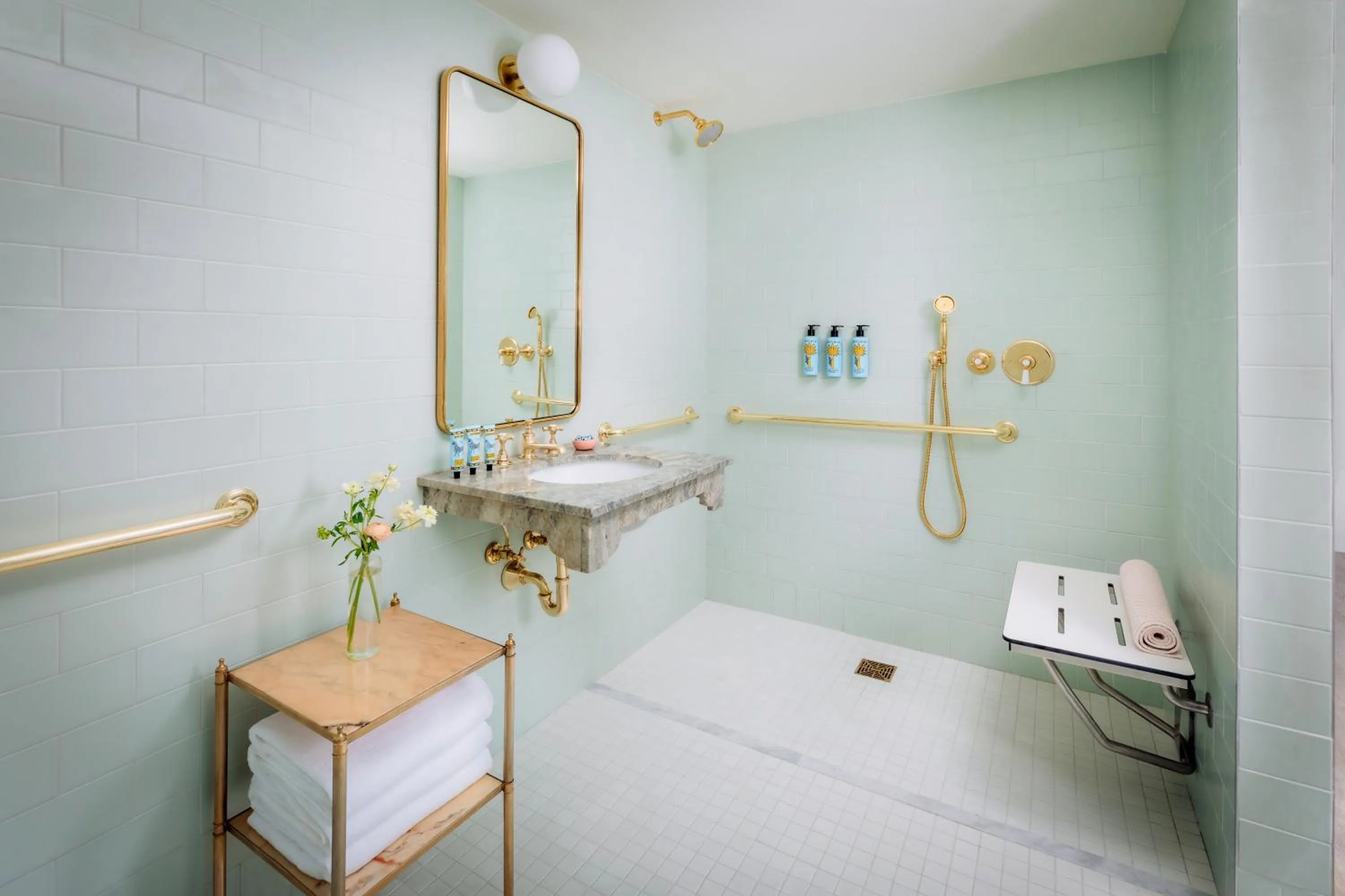 Bathroom in The Goodtime Hotel, Miami Beach a Tribute Portfolio Hotel