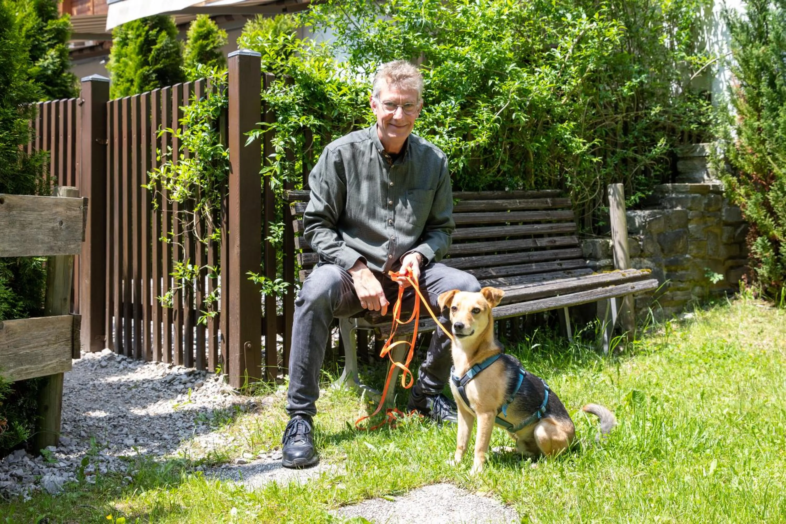 Garden in Hotel Pension Tyrol