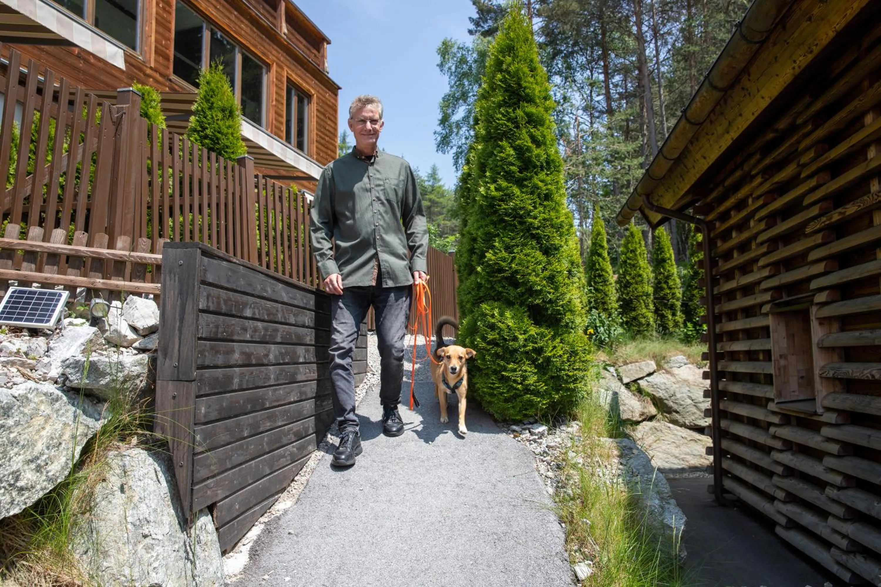 Garden in Hotel Pension Tyrol