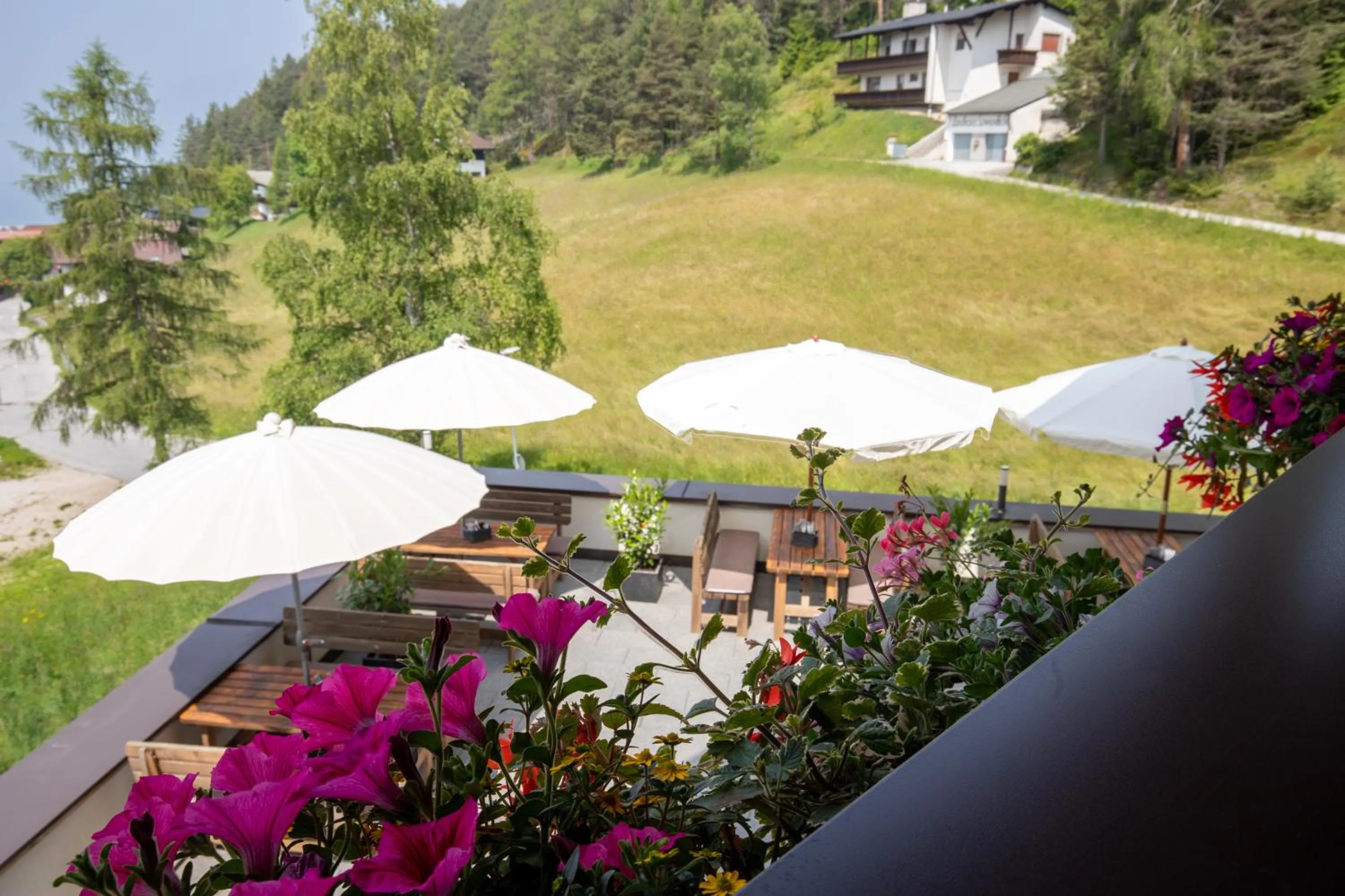 Balcony/Terrace in Hotel Pension Tyrol