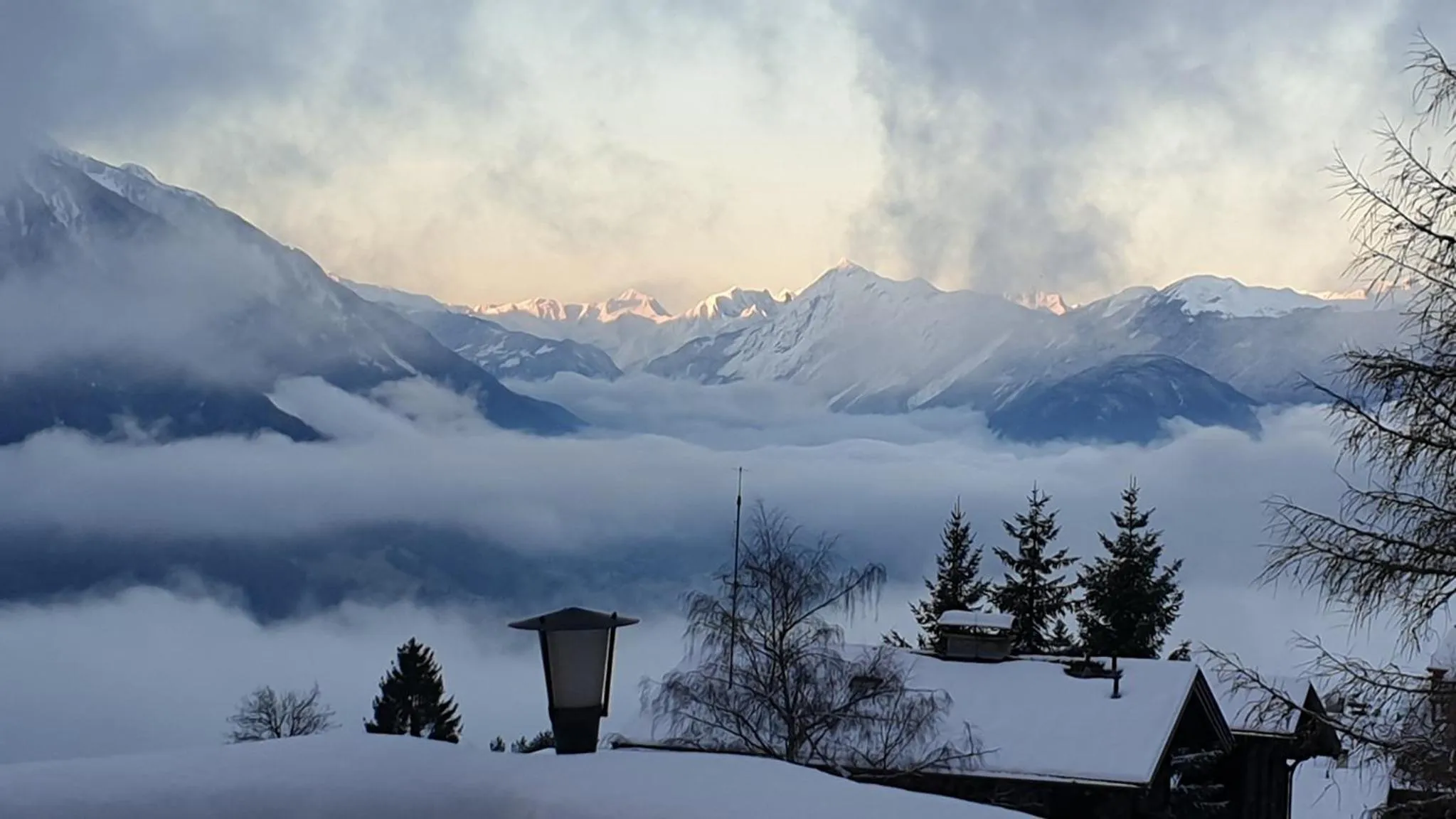 Mountain view in Hotel Pension Tyrol