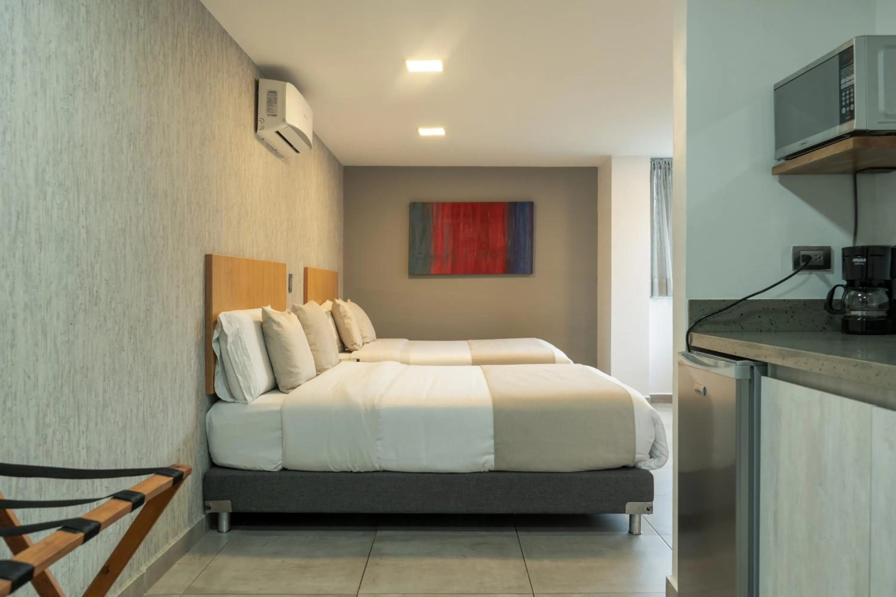 Bed in Hotel Bambu Milla De Oro