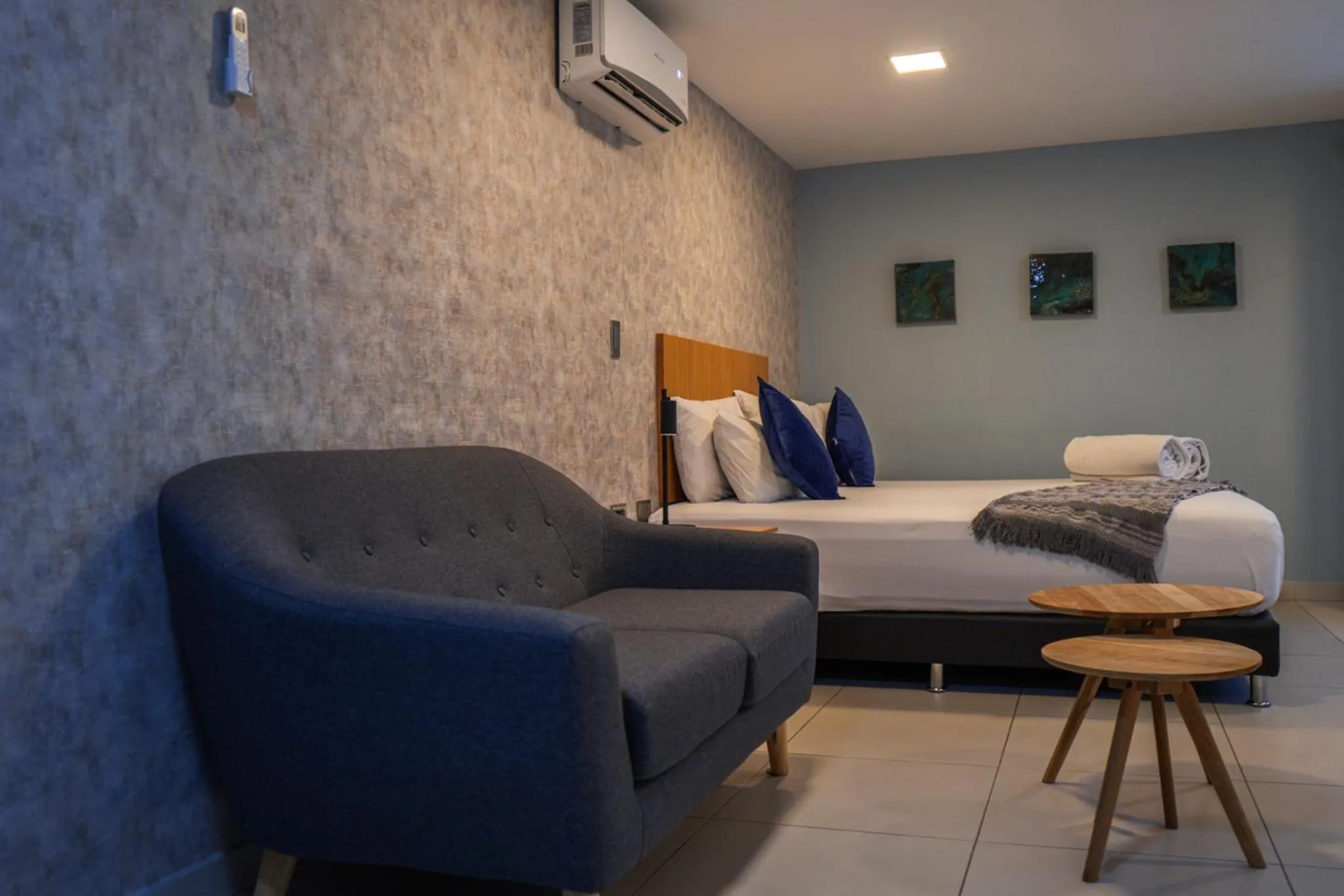 Bed in Hotel Bambu Milla De Oro