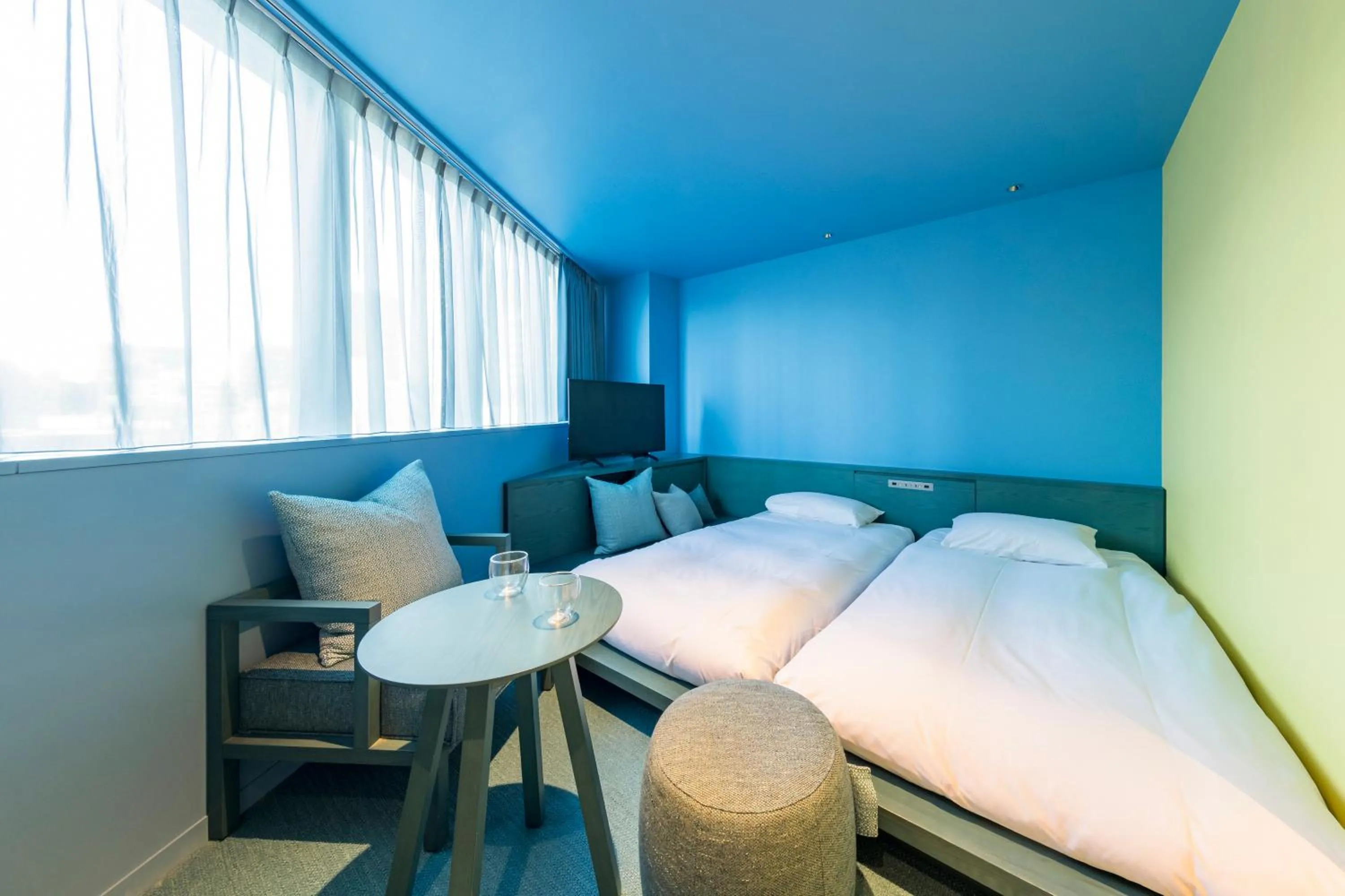 Bed in toggle hotel suidobashi TOKYO