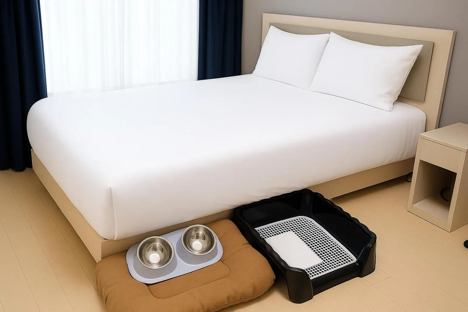 Bed in Risen Ocean Park Hotel