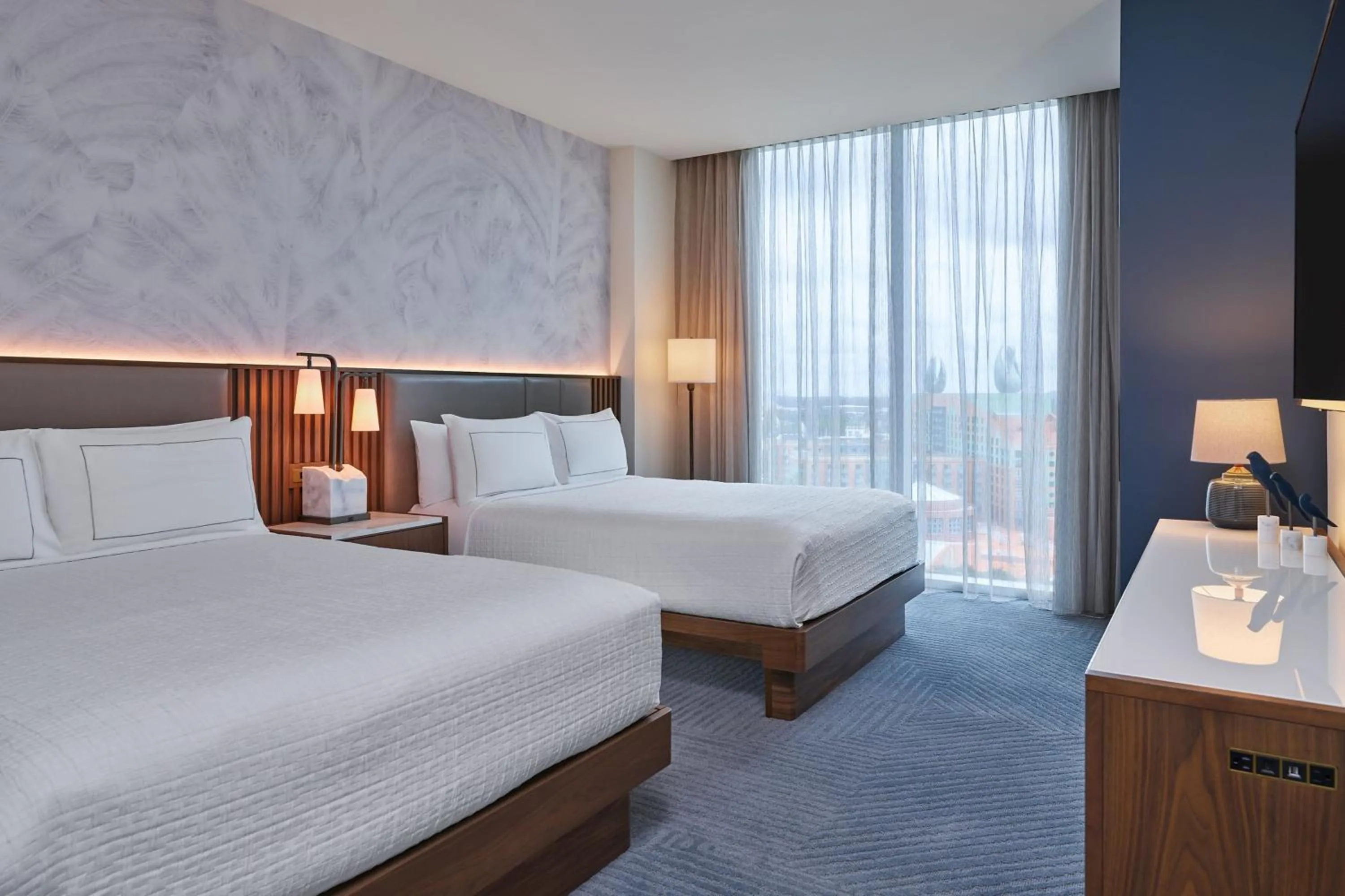 Bedroom, Bed in Walt Disney World Swan Reserve