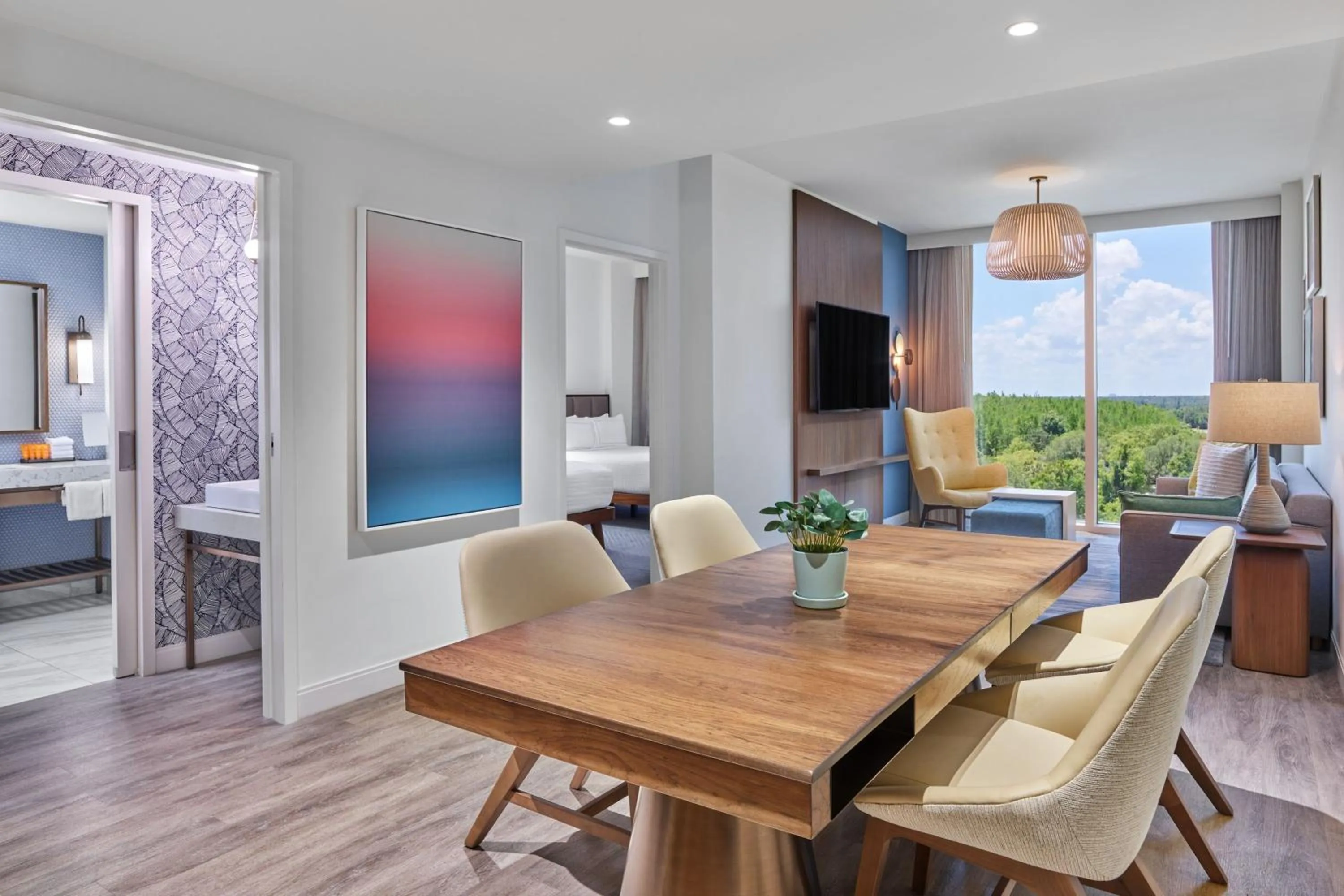 Bedroom in Walt Disney World Swan Reserve