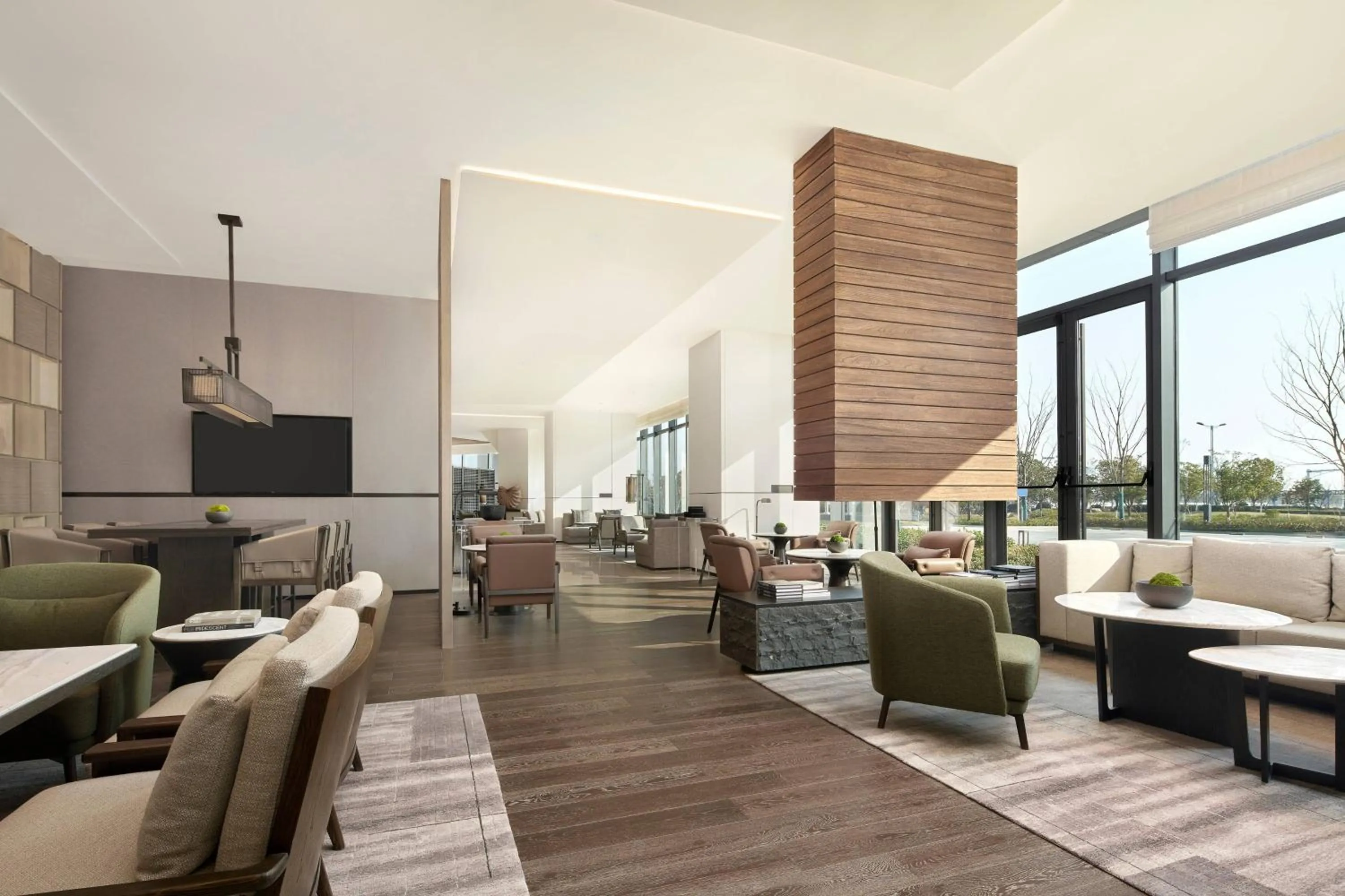 Lobby or reception in Liyang Marriott Hotel