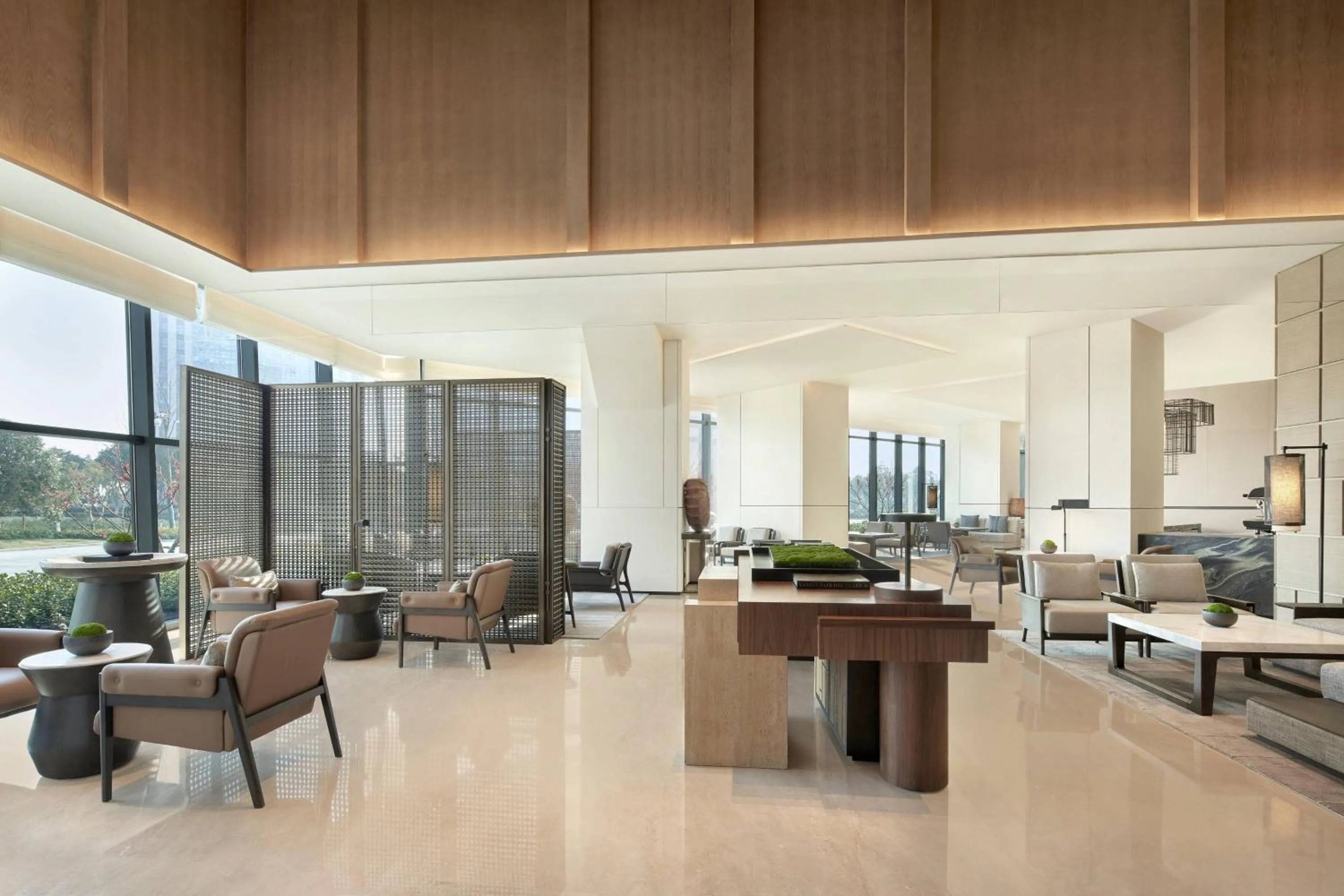 Lobby or reception in Liyang Marriott Hotel