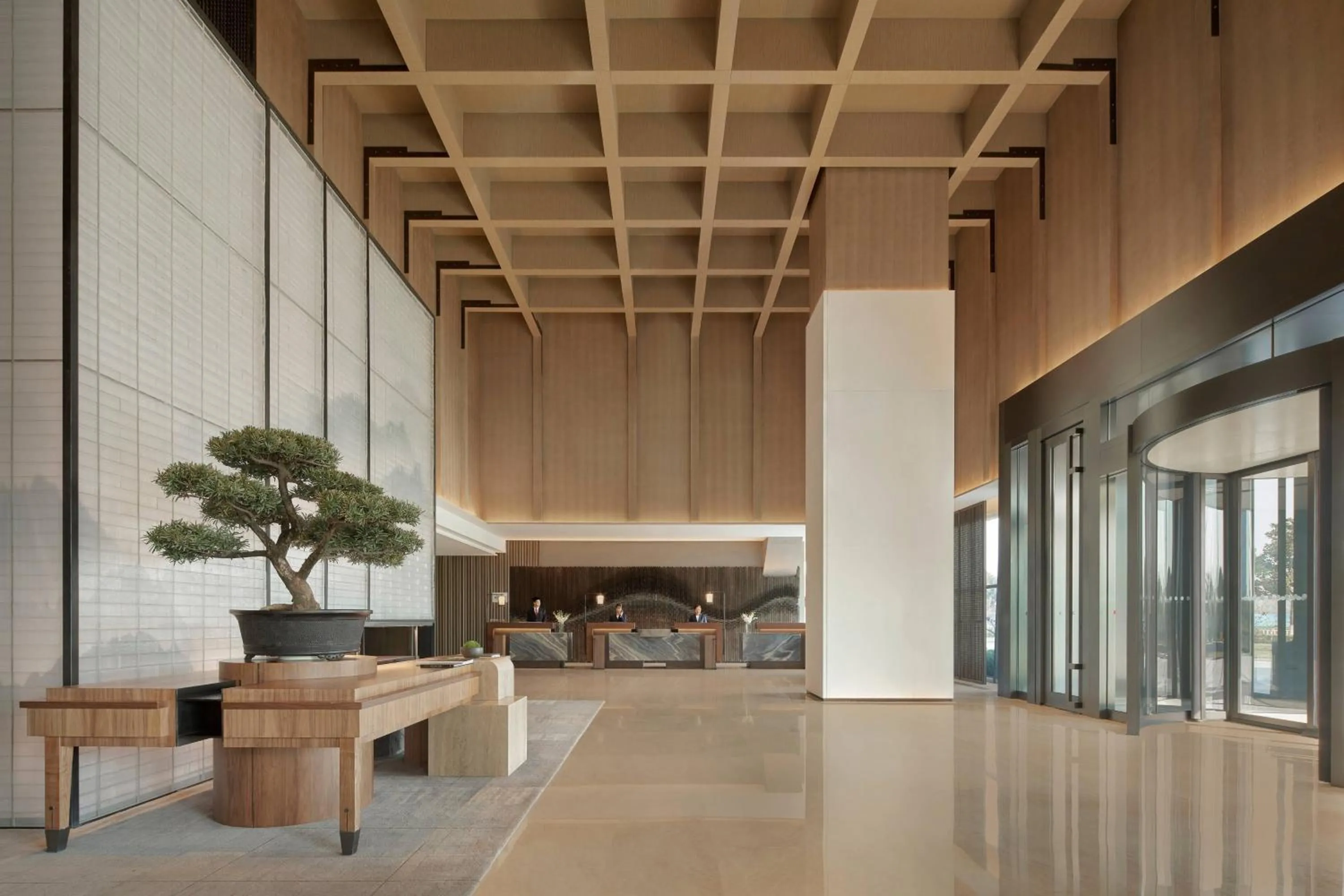 Lobby or reception in Liyang Marriott Hotel