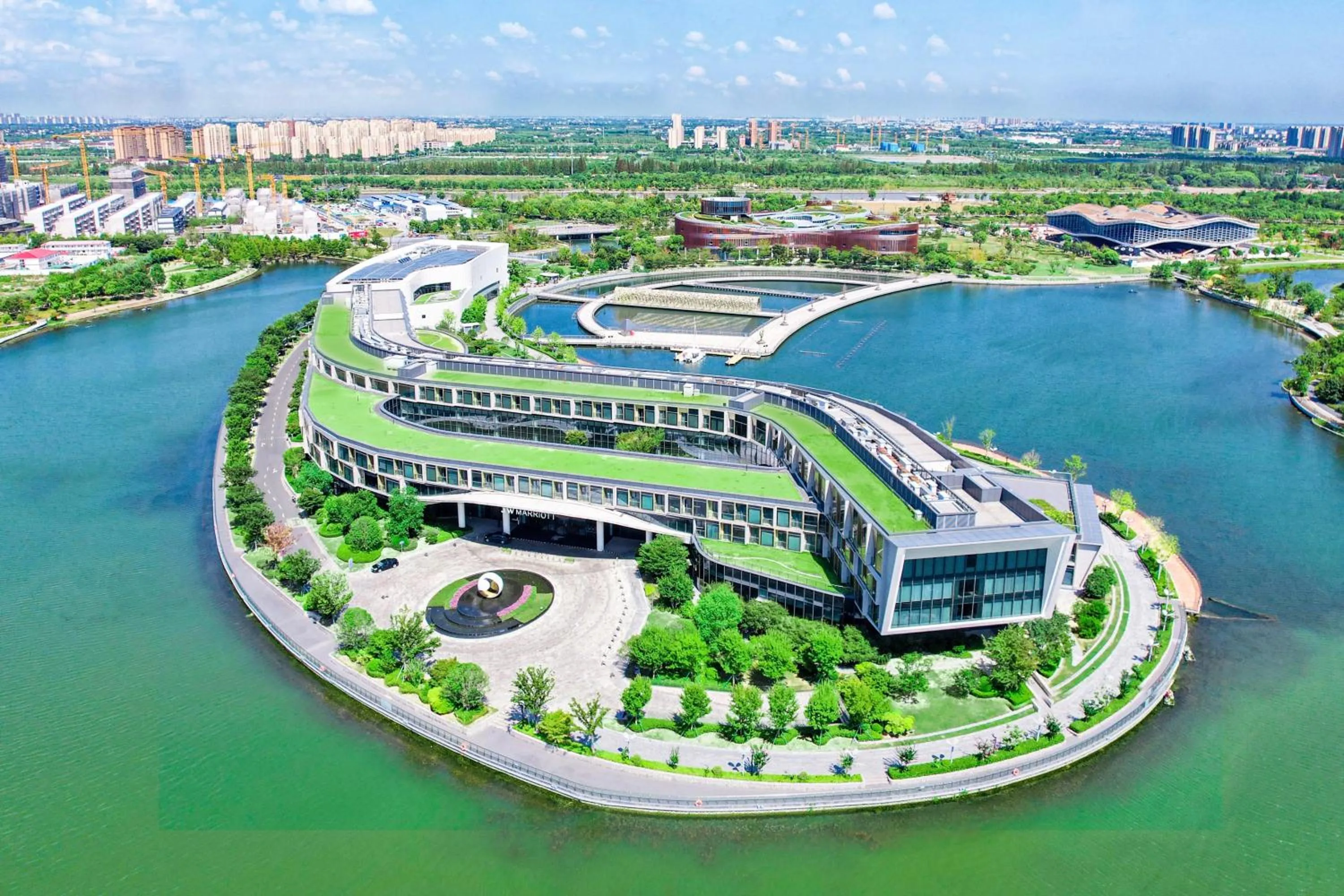 Bird's eye view in JW Marriott Shanghai Fengxian