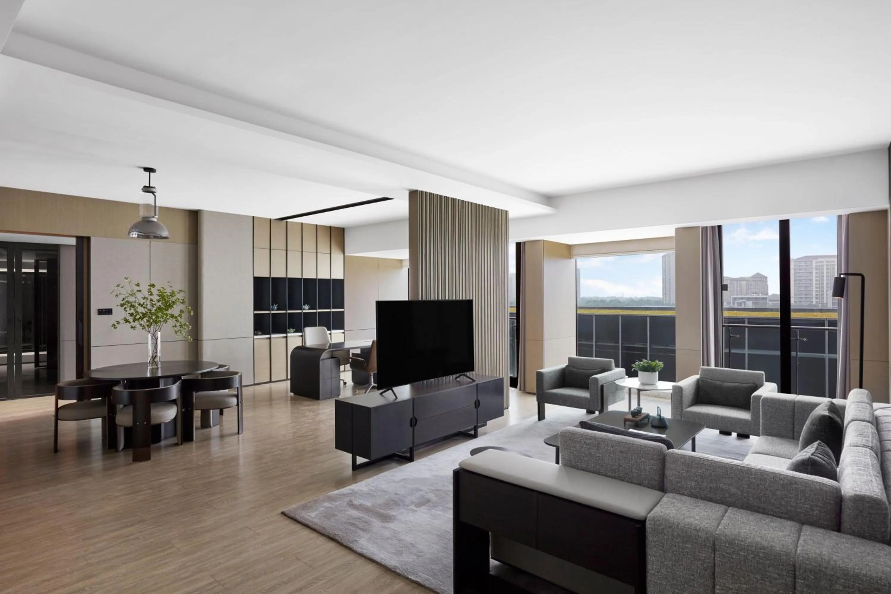 Photo of the whole room in JW Marriott Shanghai Fengxian