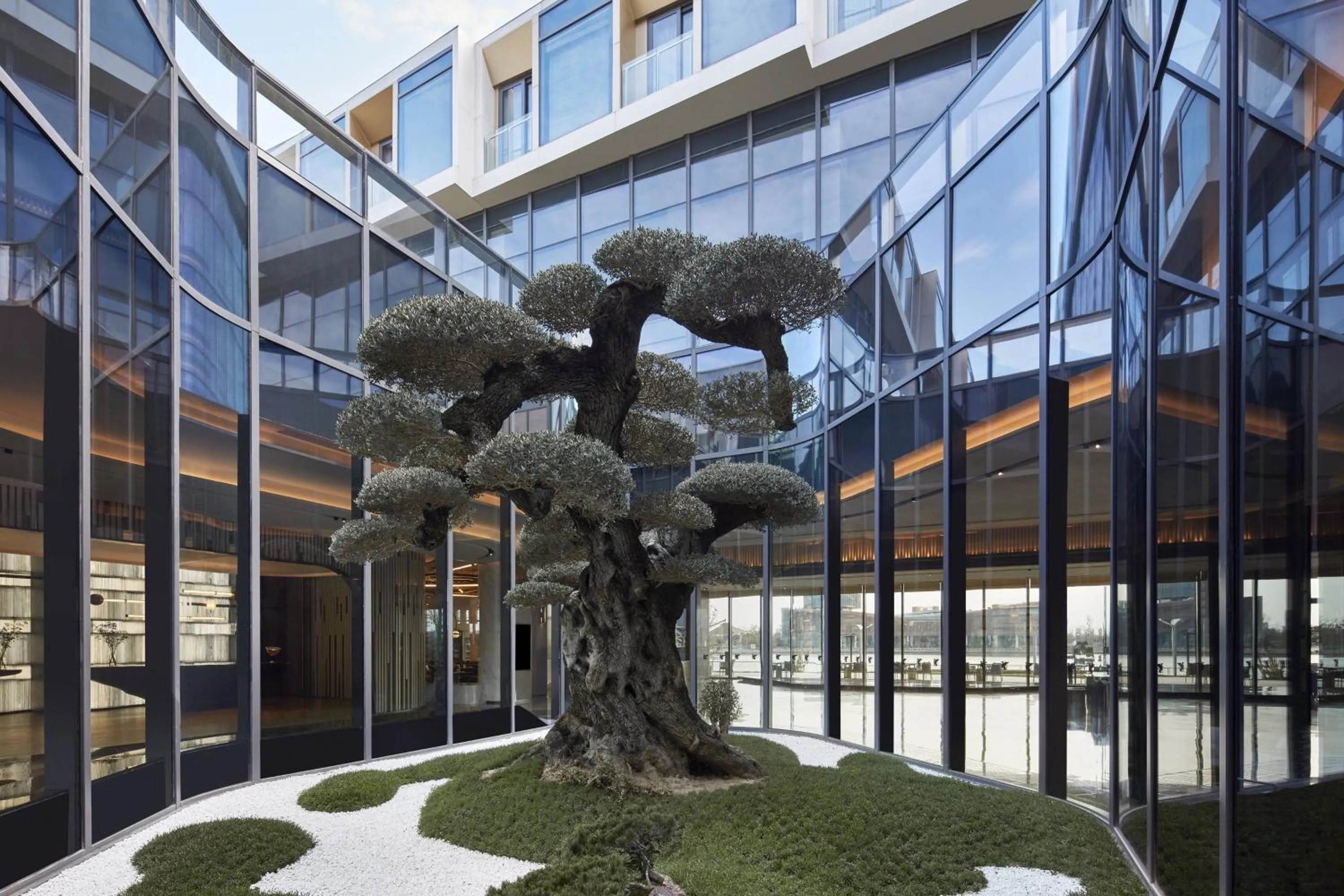 Lobby or reception in JW Marriott Shanghai Fengxian