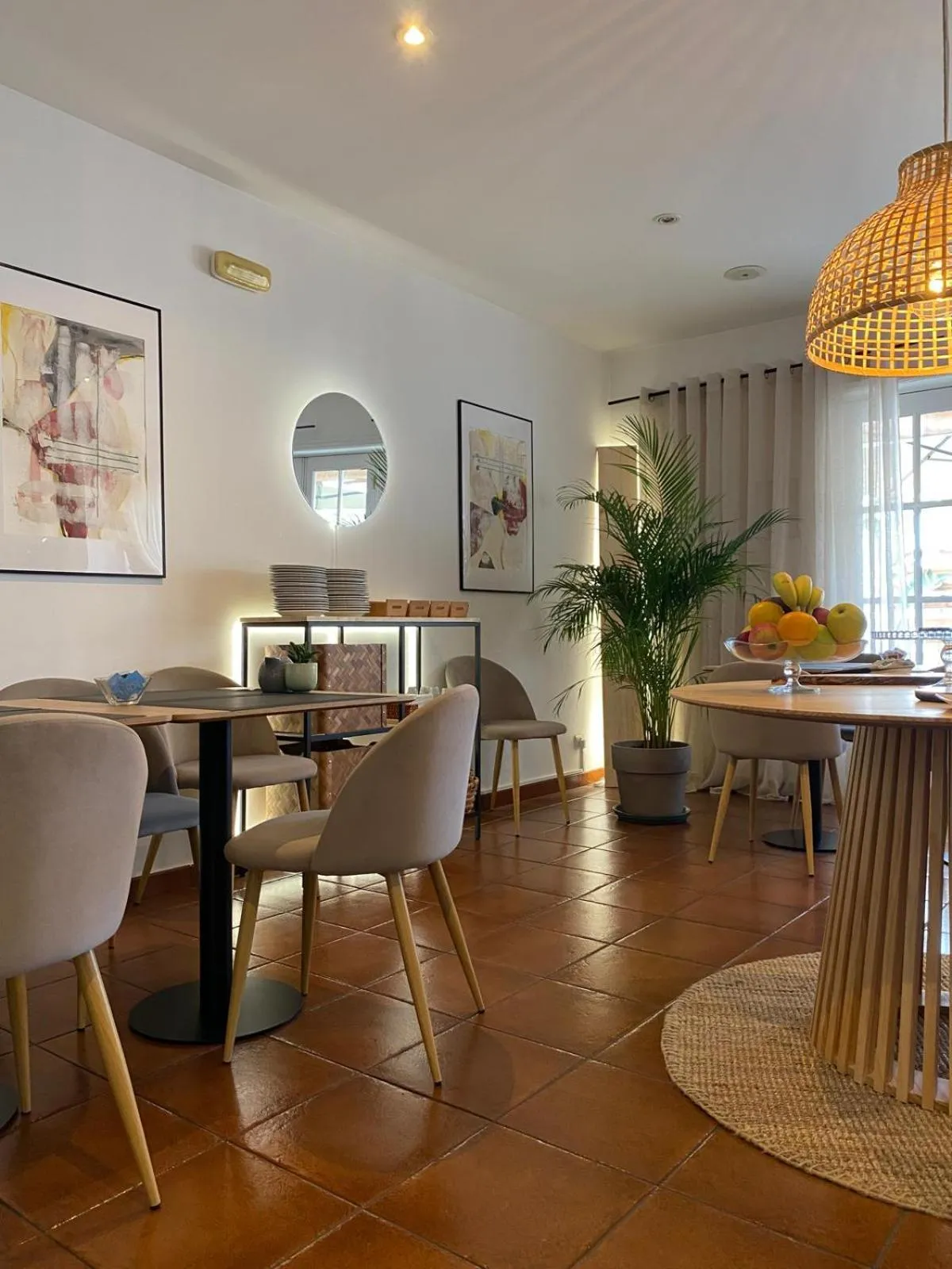 Dining area in Hotel Residencial Dora