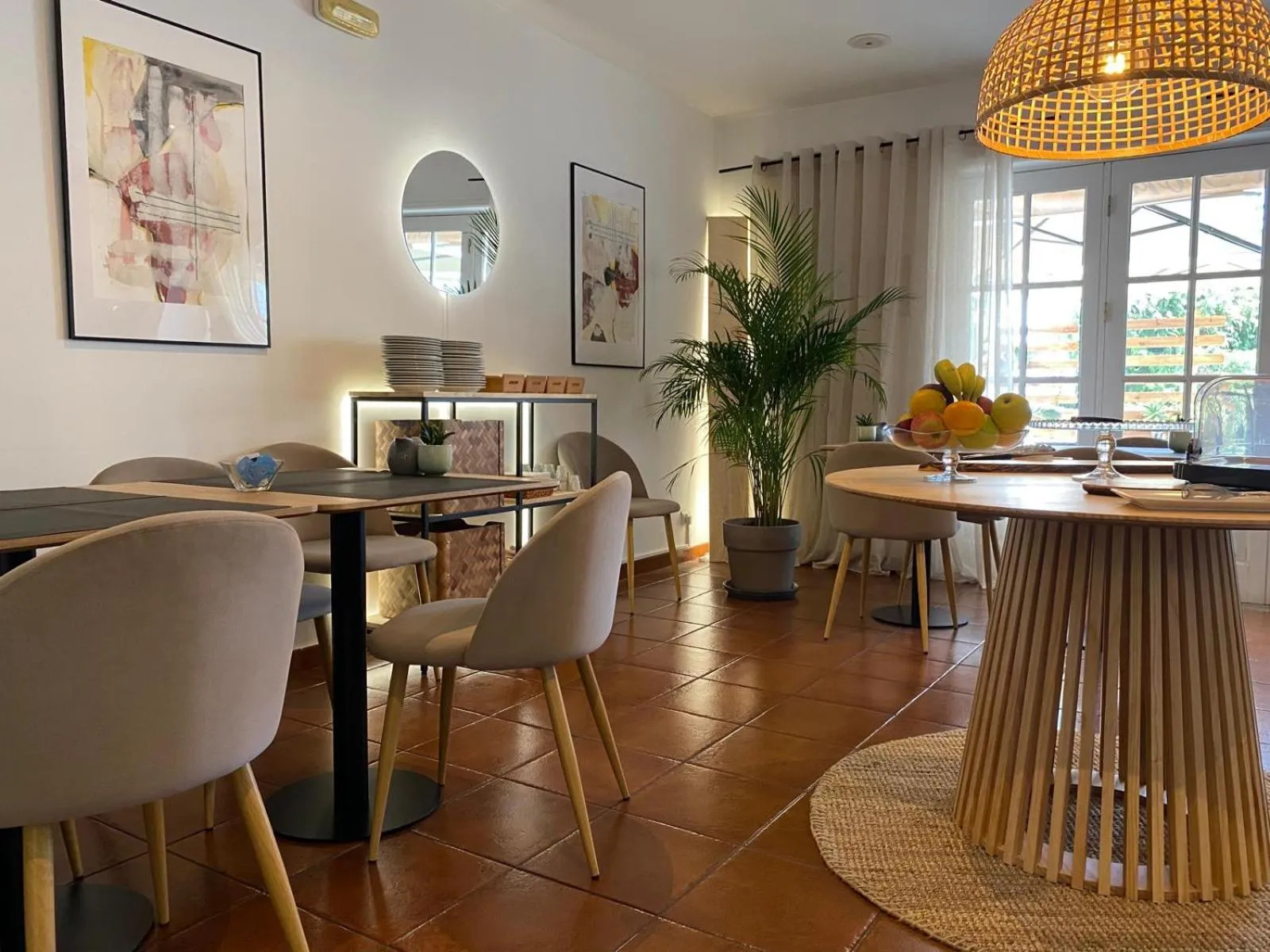 Dining area in Hotel Residencial Dora