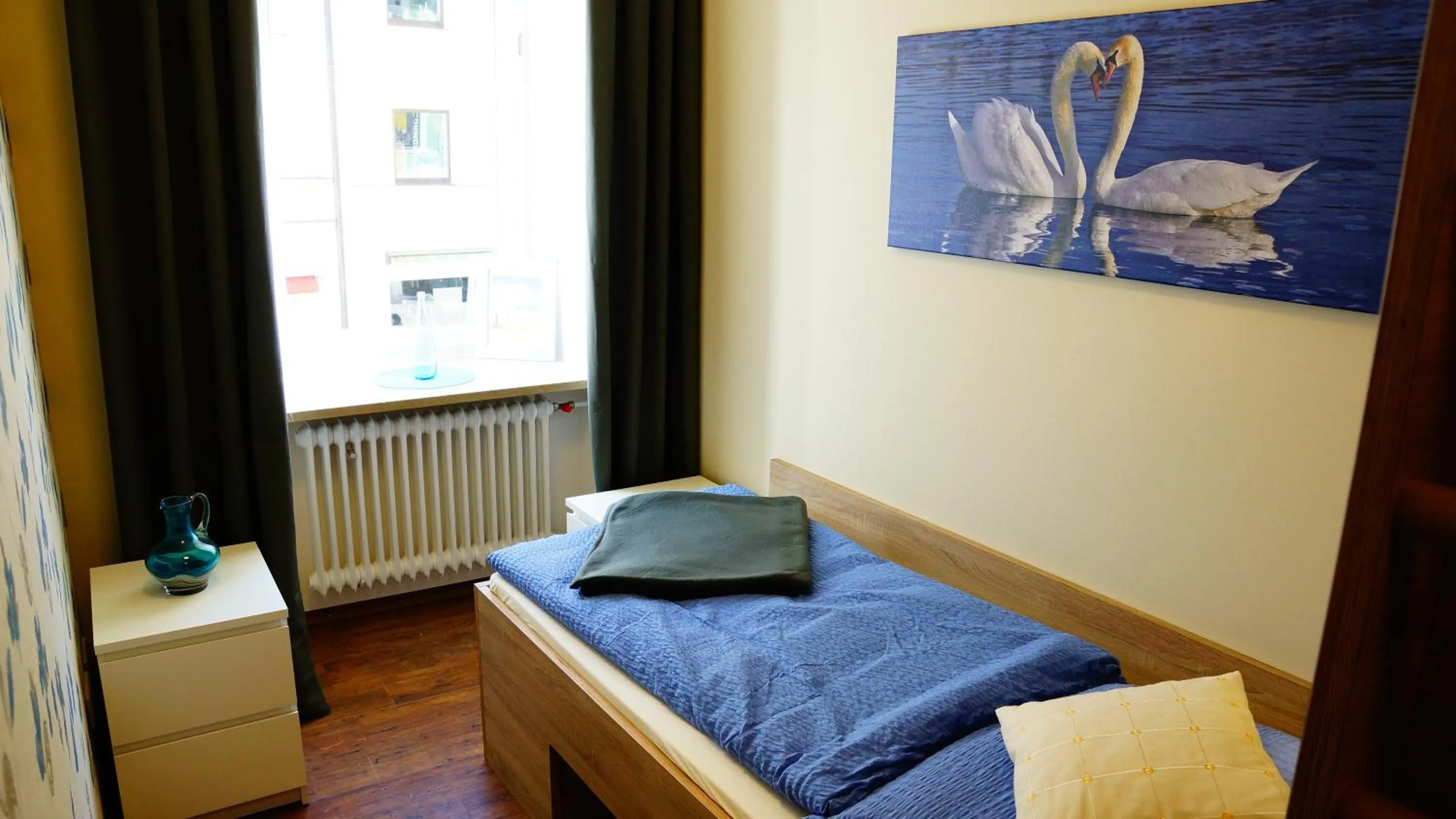 Bedroom, Bed in Bavaria City Hostel - Design Hostel