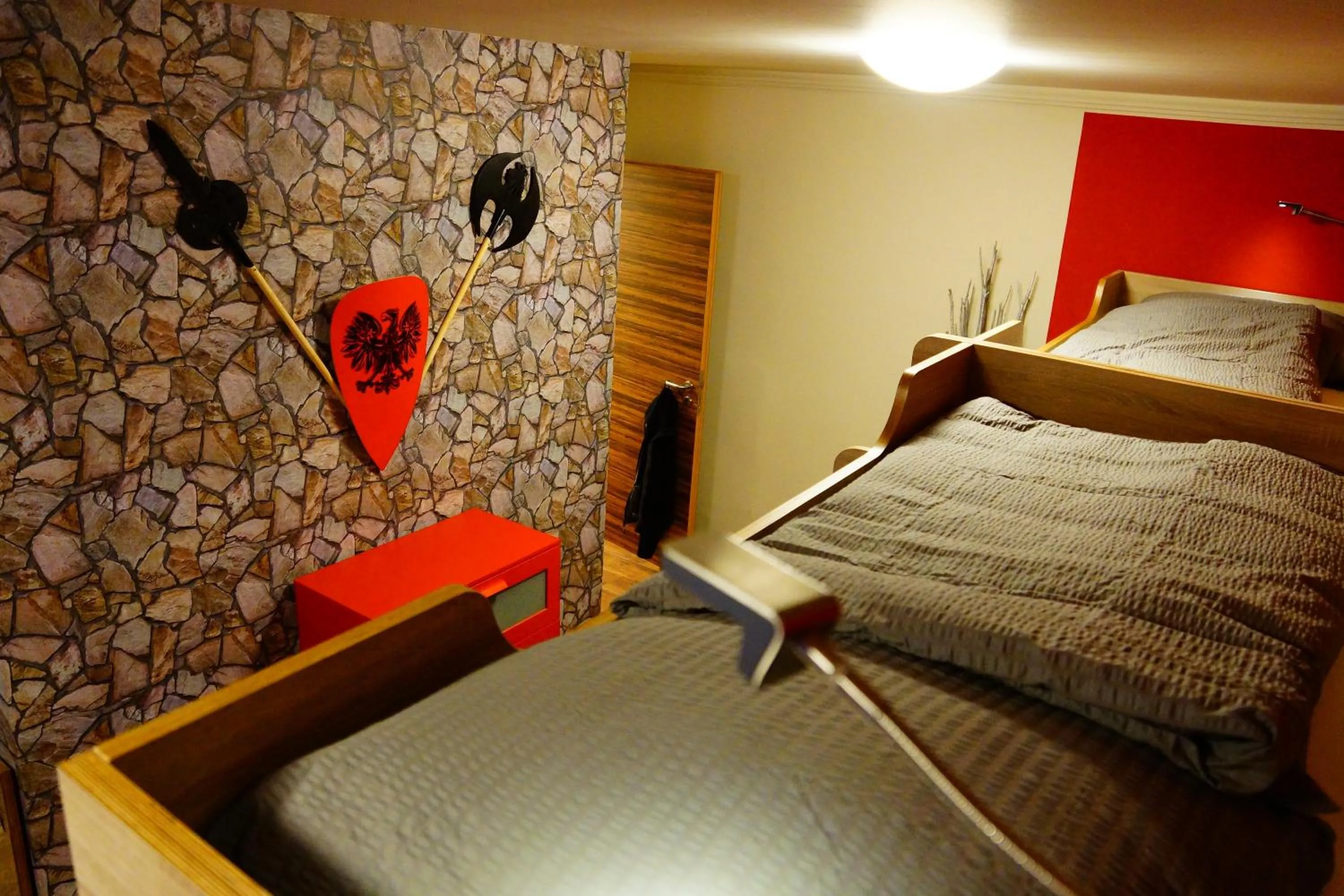 View (from property/room), Bed in Bavaria City Hostel - Design Hostel