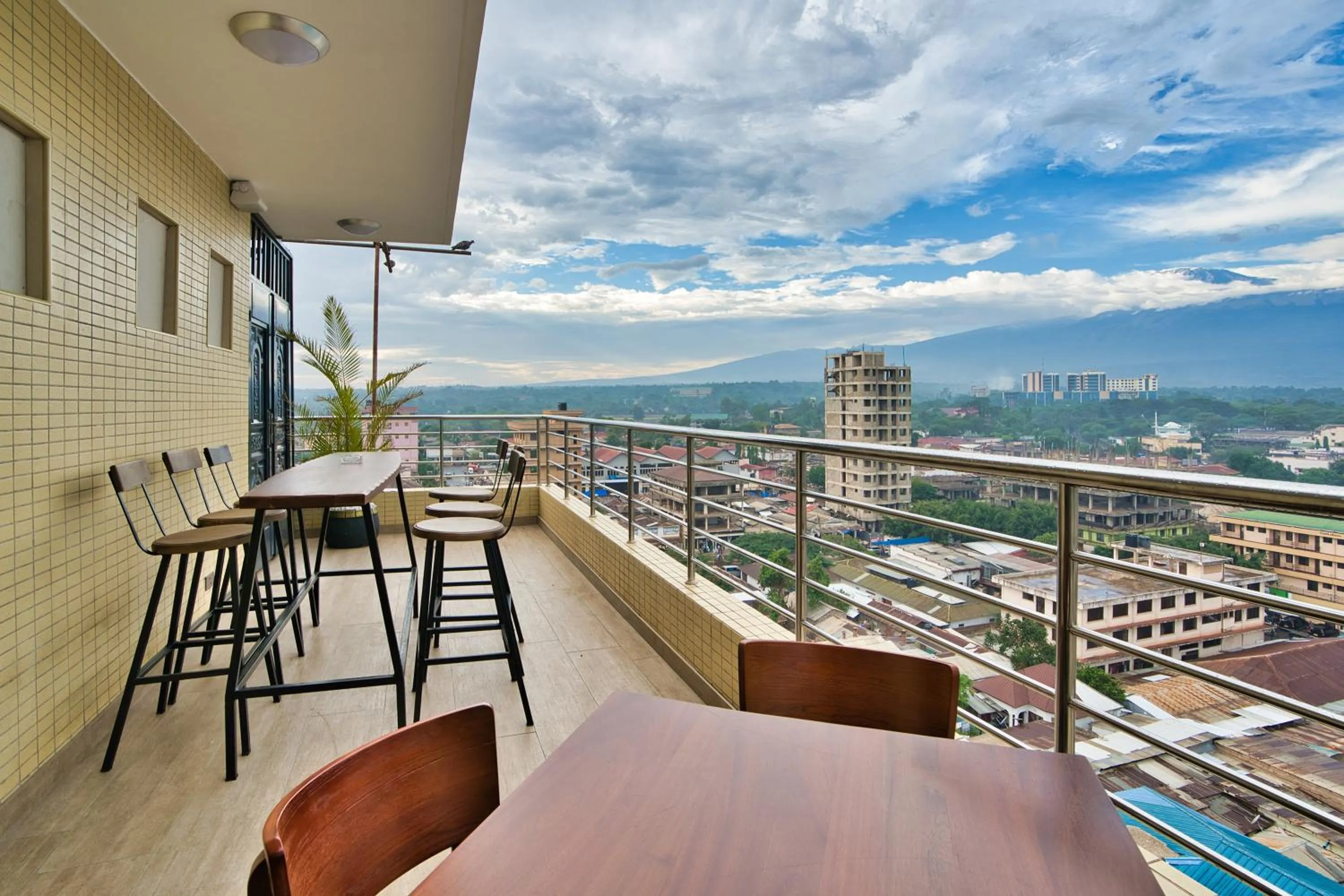 Balcony/Terrace in Kibo Palace Hotel Moshi