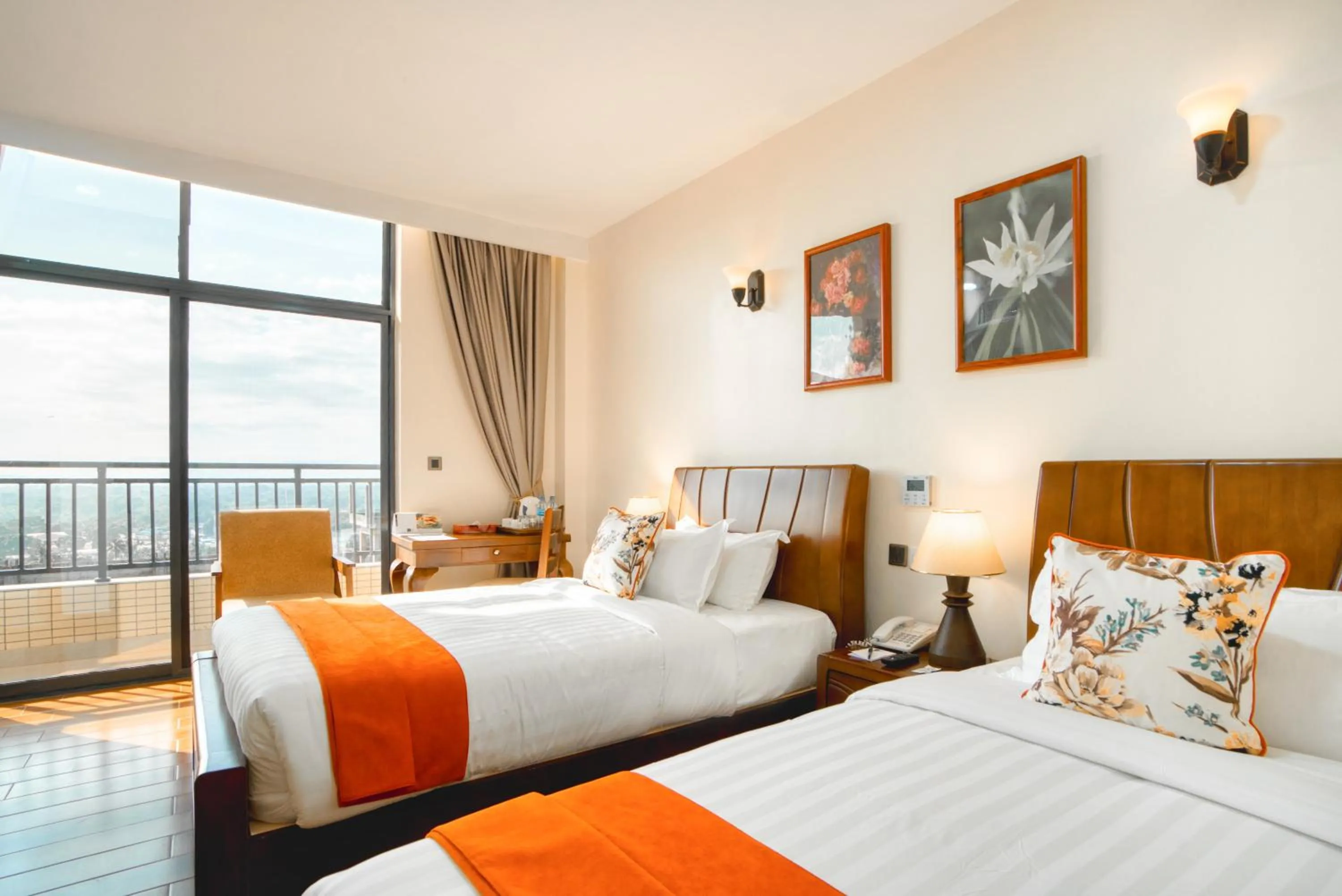 Bed in Kibo Palace Hotel Moshi