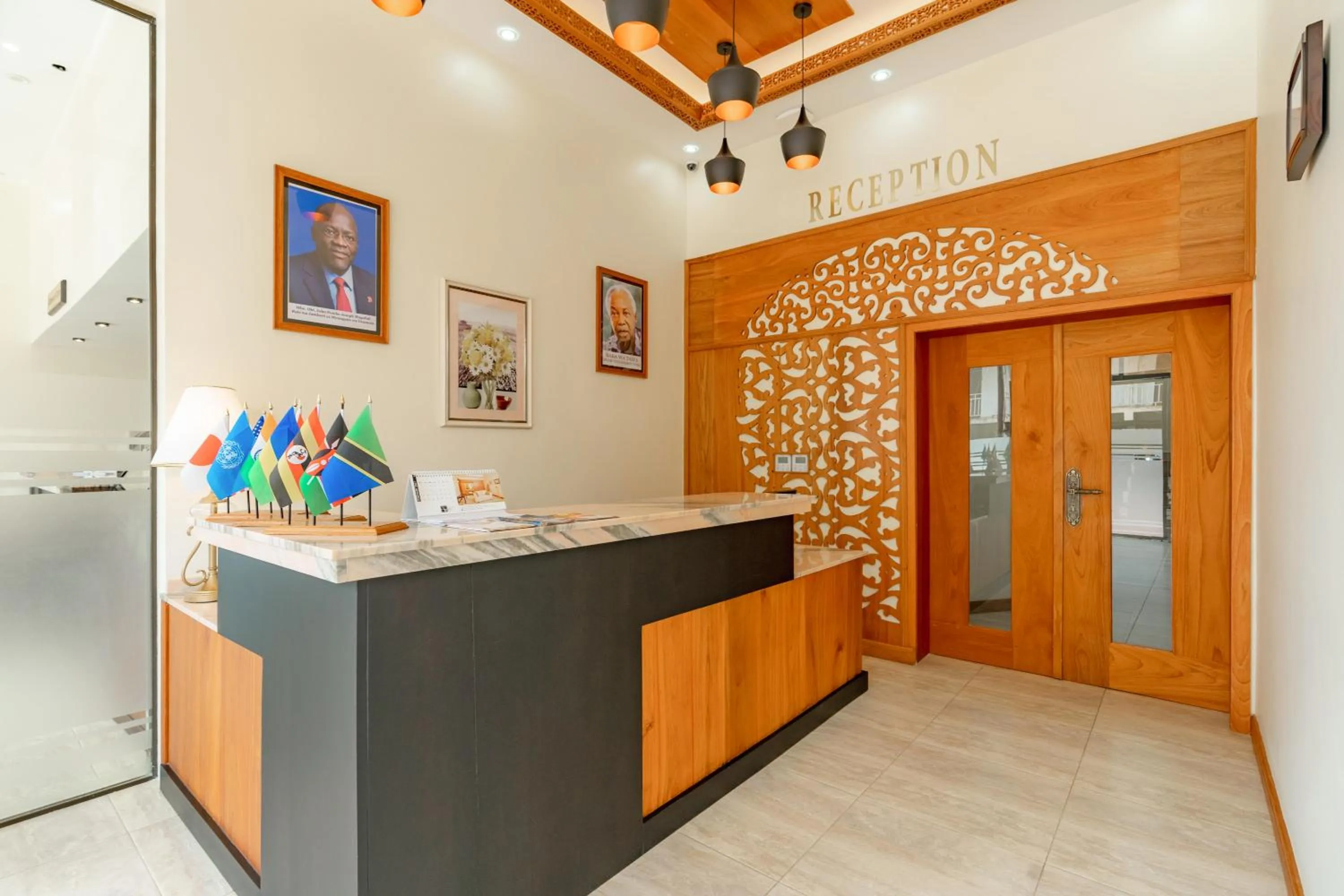 Lobby or reception in Kibo Palace Hotel Moshi